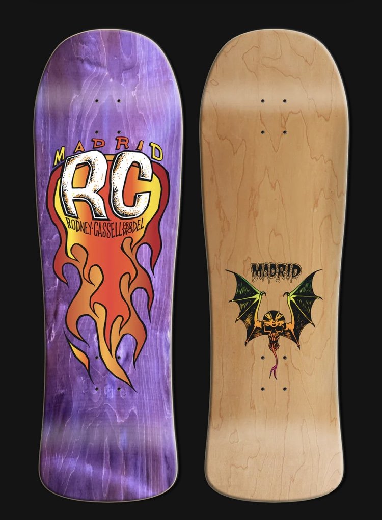 MADRID~RODNEY CASSELL FIREBALL SKATEBOARD DECK