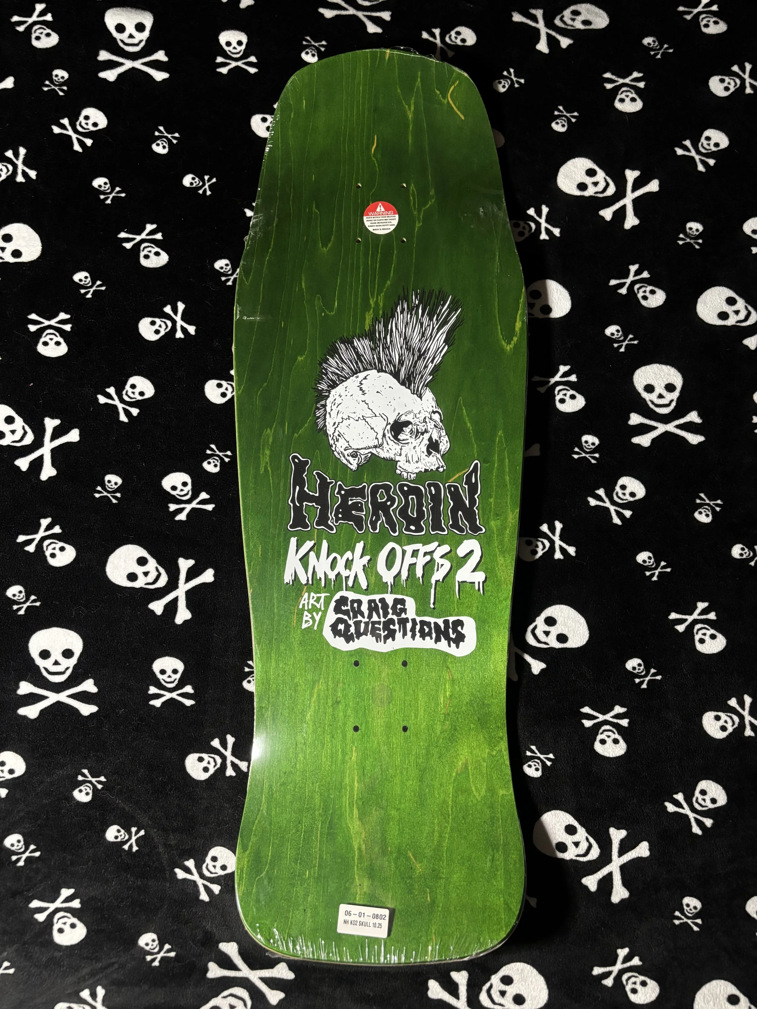 HEROIN~ NOLAN HOUGHTON KO2 SKULL DECK
