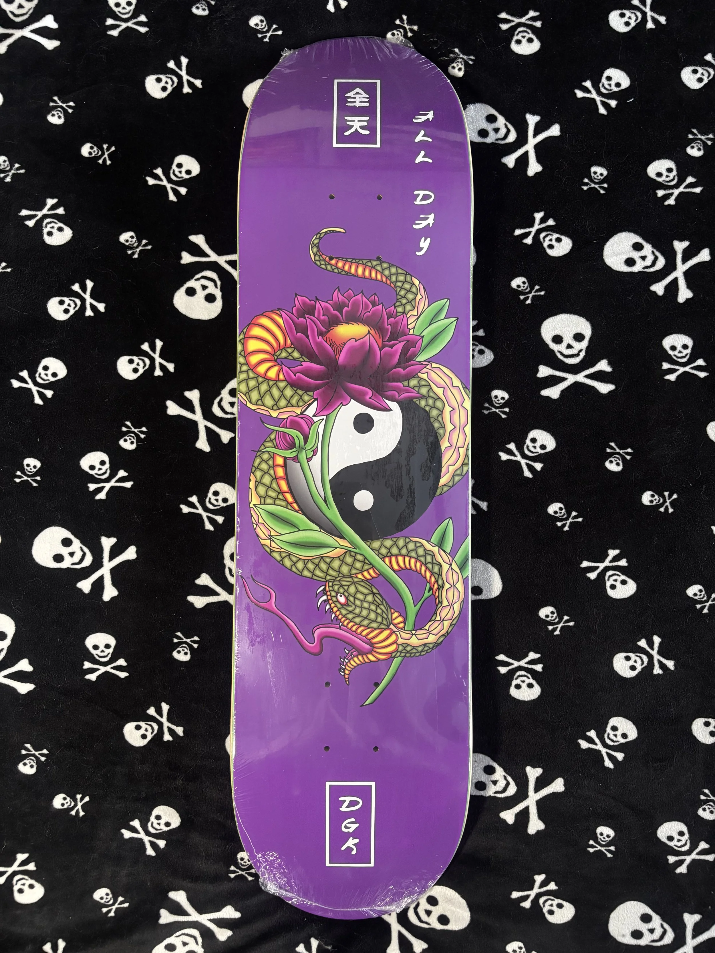 DGK~ VIPER PURPLE SKATEBOARD DECK