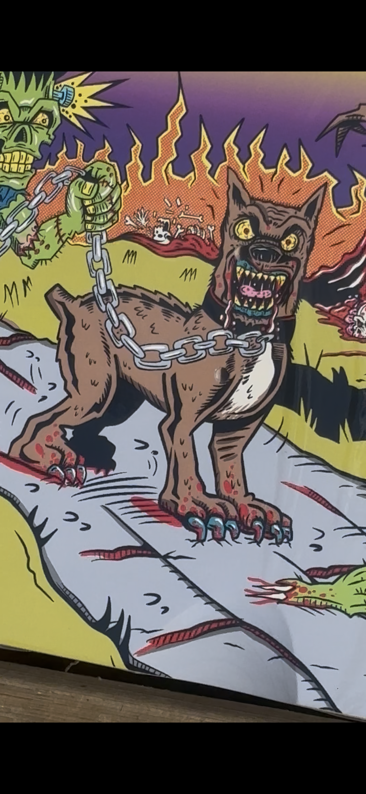 DEATHGEAR SKATEBOARDS~ “THERE GHOULS THE NEIGHBORHOOD”  EXTREMELY LIMITED TO 25  SKATEBOARD DECKS