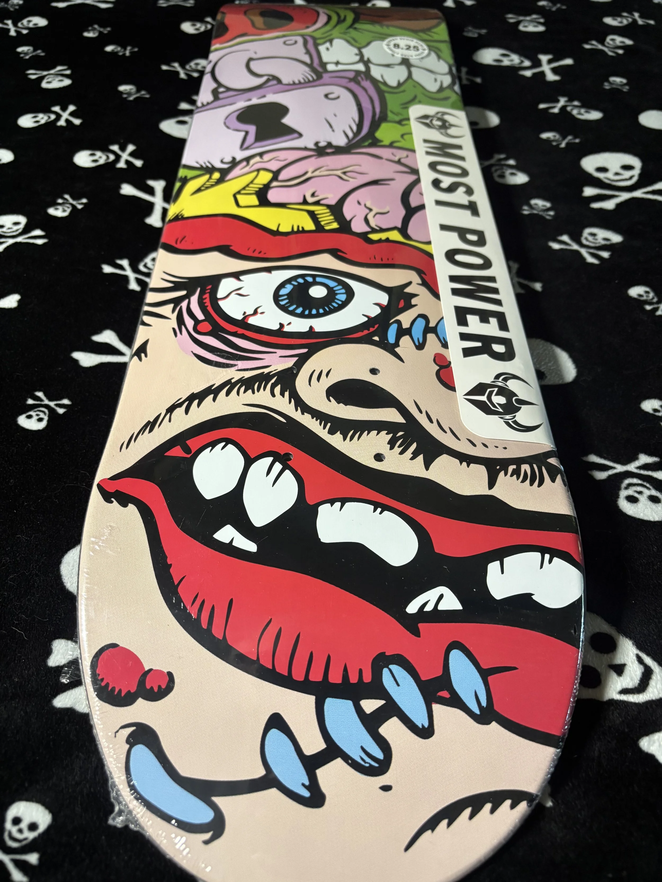 DARKSTAR~ BLEMISHED MADBALL BRAIN BASH SKATEBOARD DECK