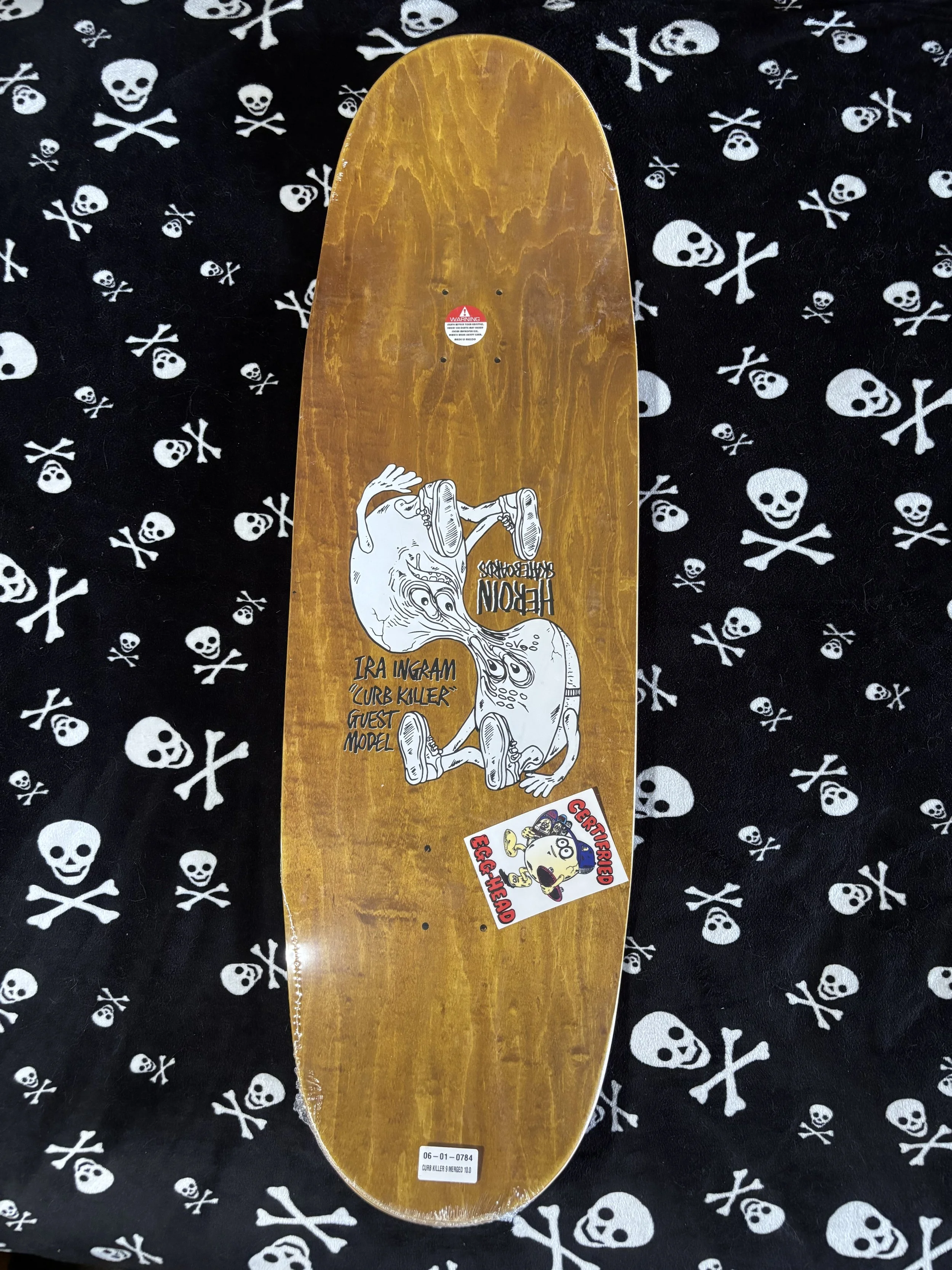 HEROIN~ CURB KILLER 9 MERGED SKATEBOARD DECK