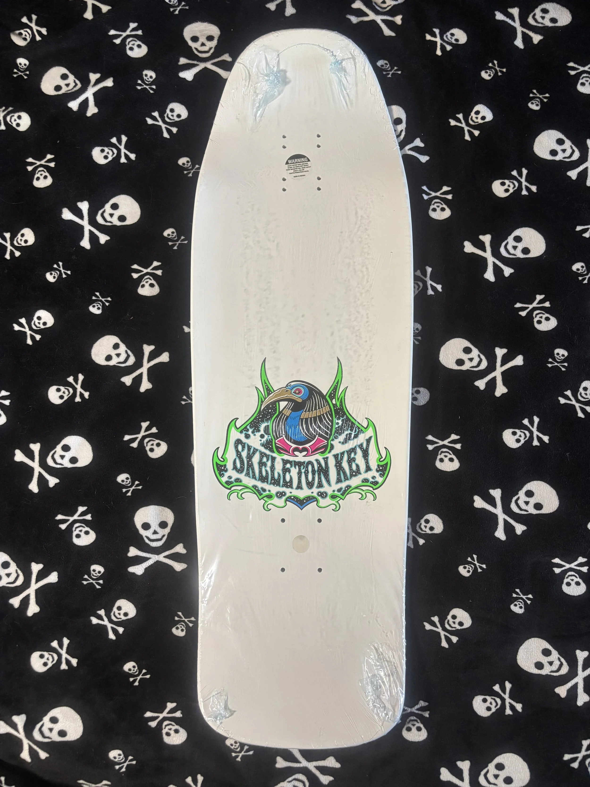 SKELETON KEY~ STAR CHART COSMIC SKATE SHAPED DECK