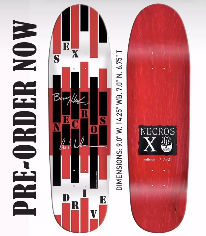 CHARACTER X NECROS~ SEX DRIVE SKATEBOARD DECK