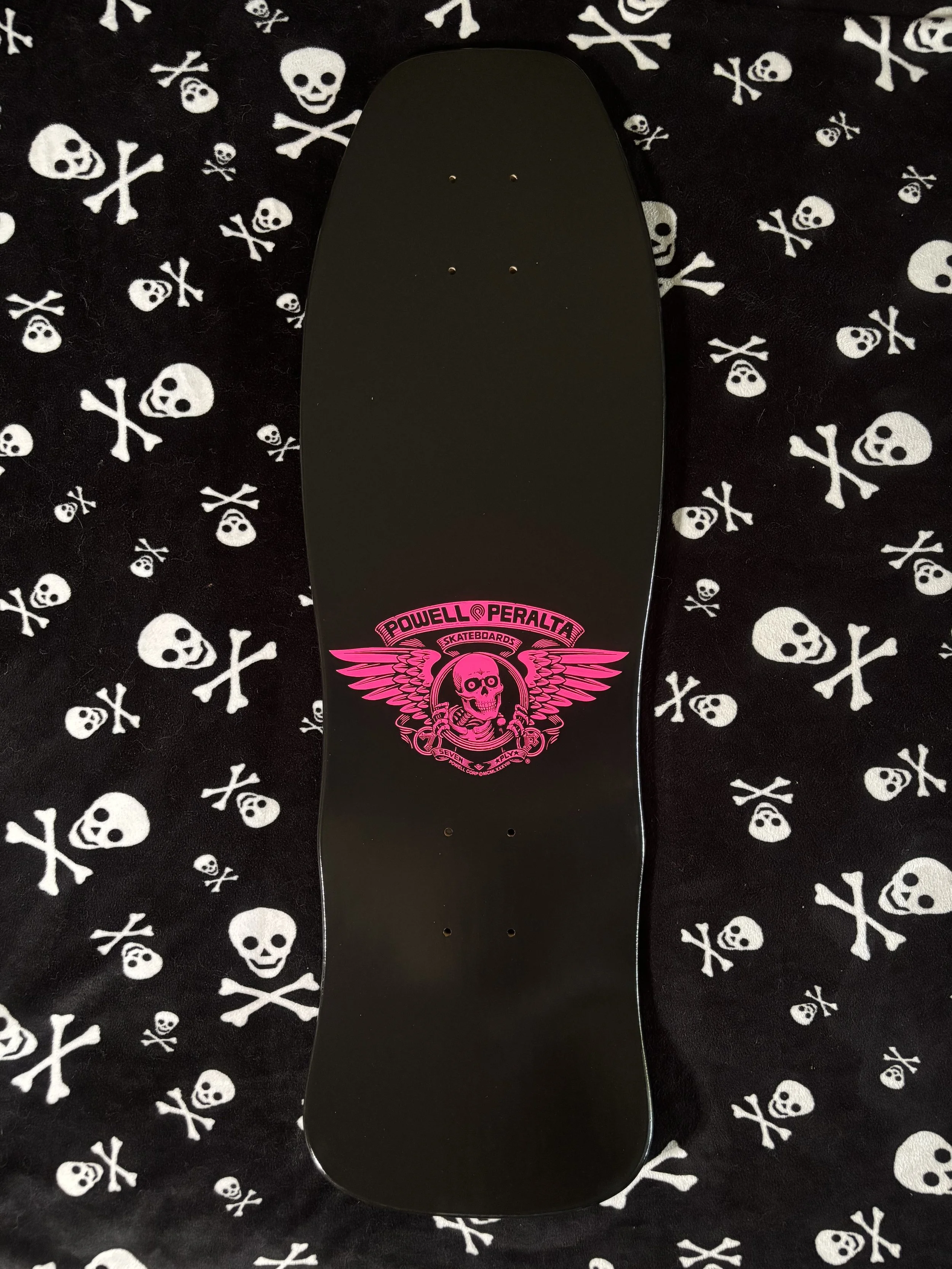 POWELL SKATEBOARDS~ OG WELINDER BLACK LIGHT SKATEBOARD DECK
