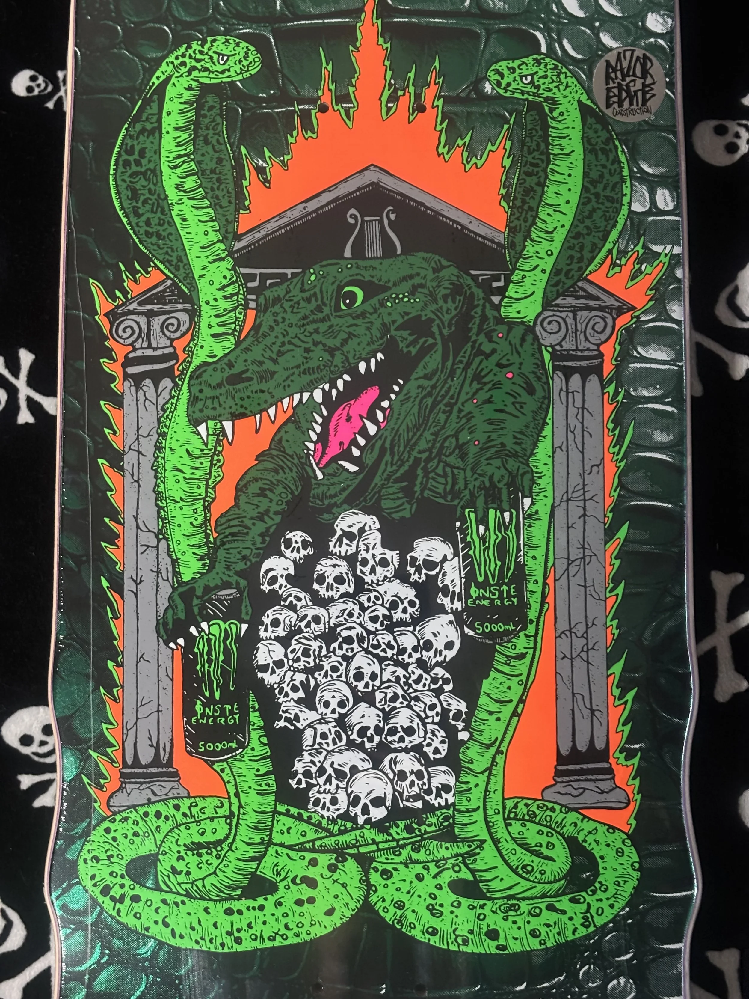 HEROIN~ SWAMPY KNOCKOFF SKATEBOARD DECK