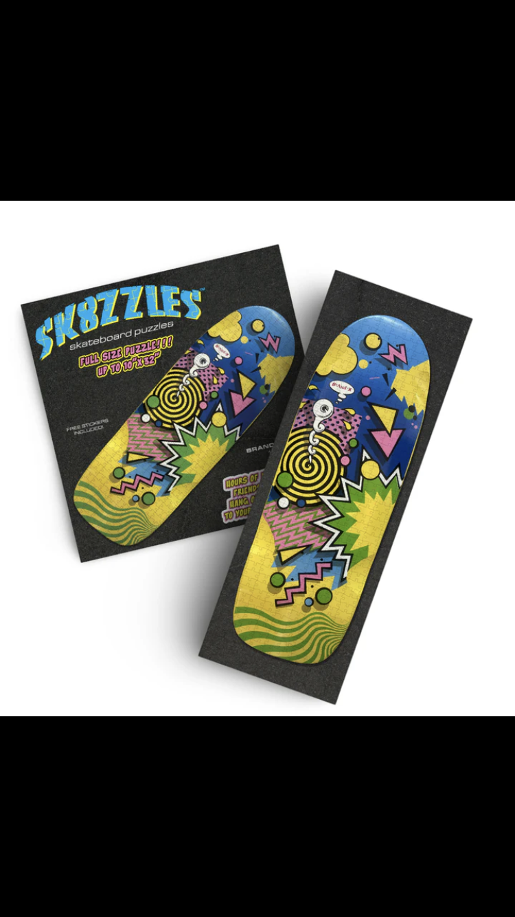 BRAND-X-TOXIC~ BRAND-X WEIRDO SK8ZZLE SKATEBOARD PUZZLE