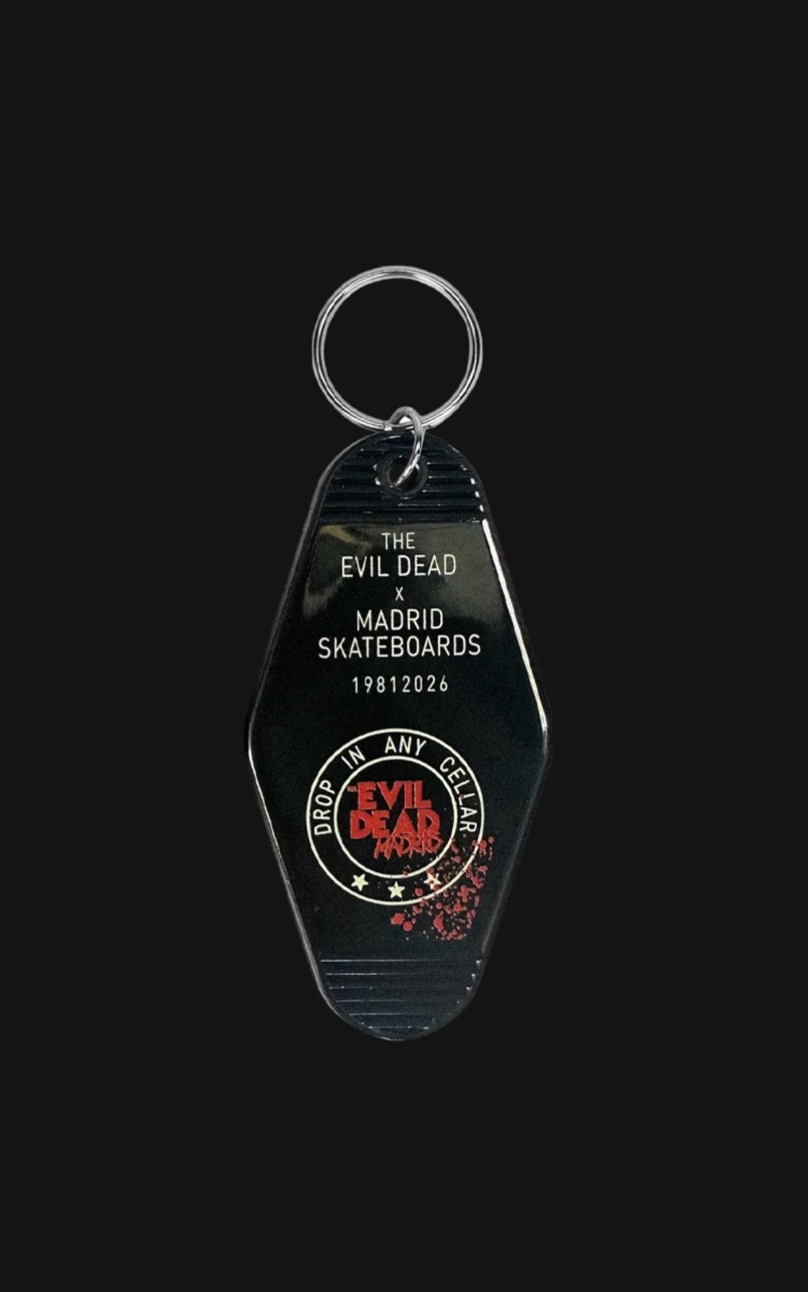 MADRID X EVIL DEAD~ CABIN KEYCHAIN
