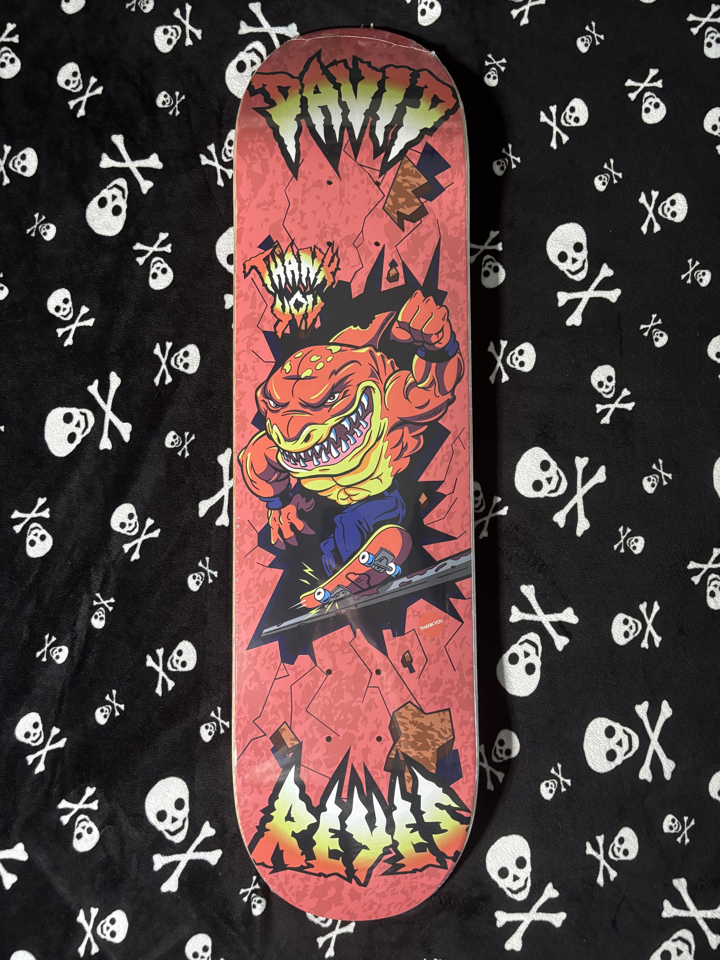 THANK YOU~ REYES SHARK TOOTH SKATEBOARD DECK
