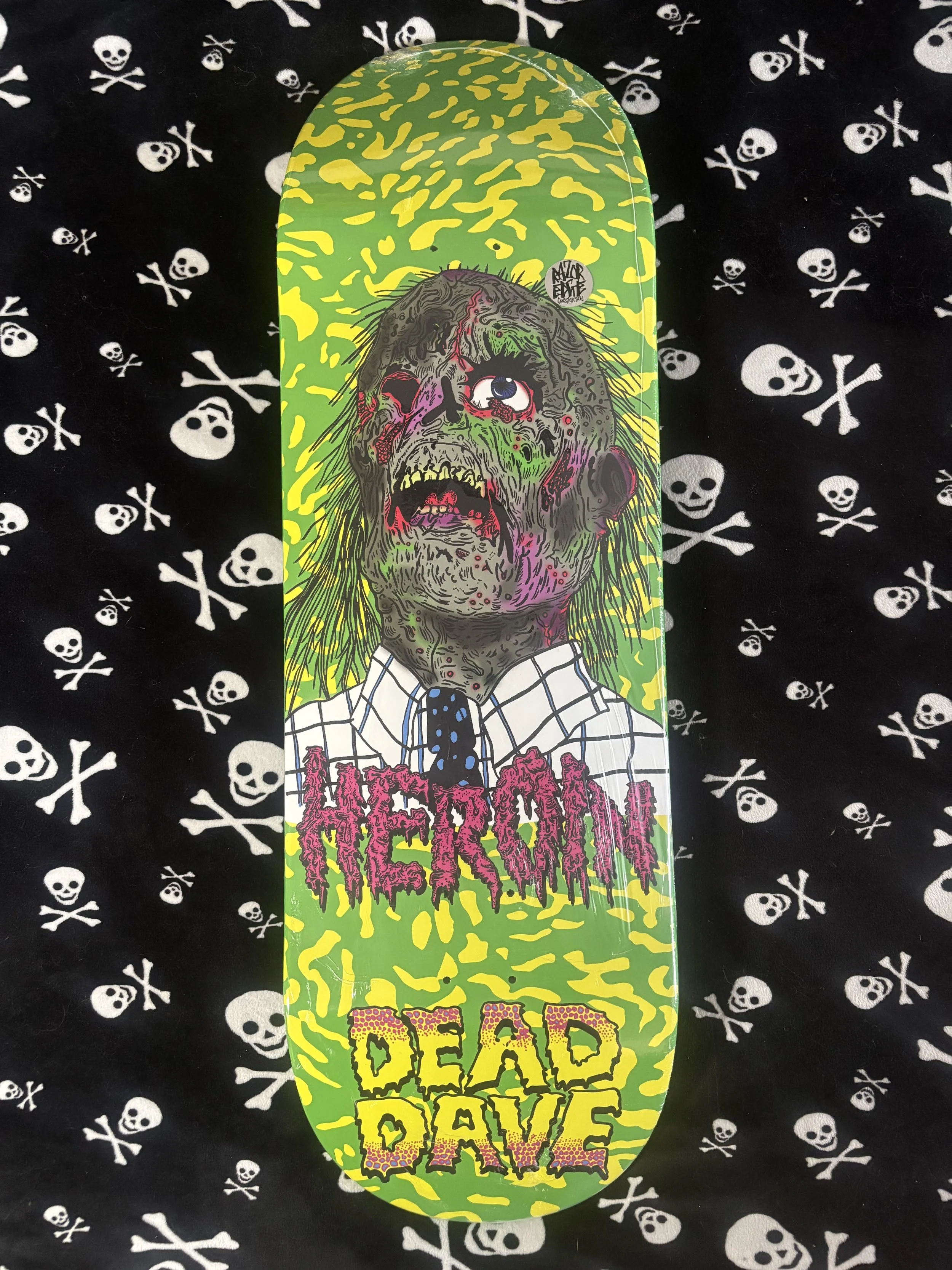HEROIN~ DEAD DAVE DEAD HEAD SKATEBOARD DECK