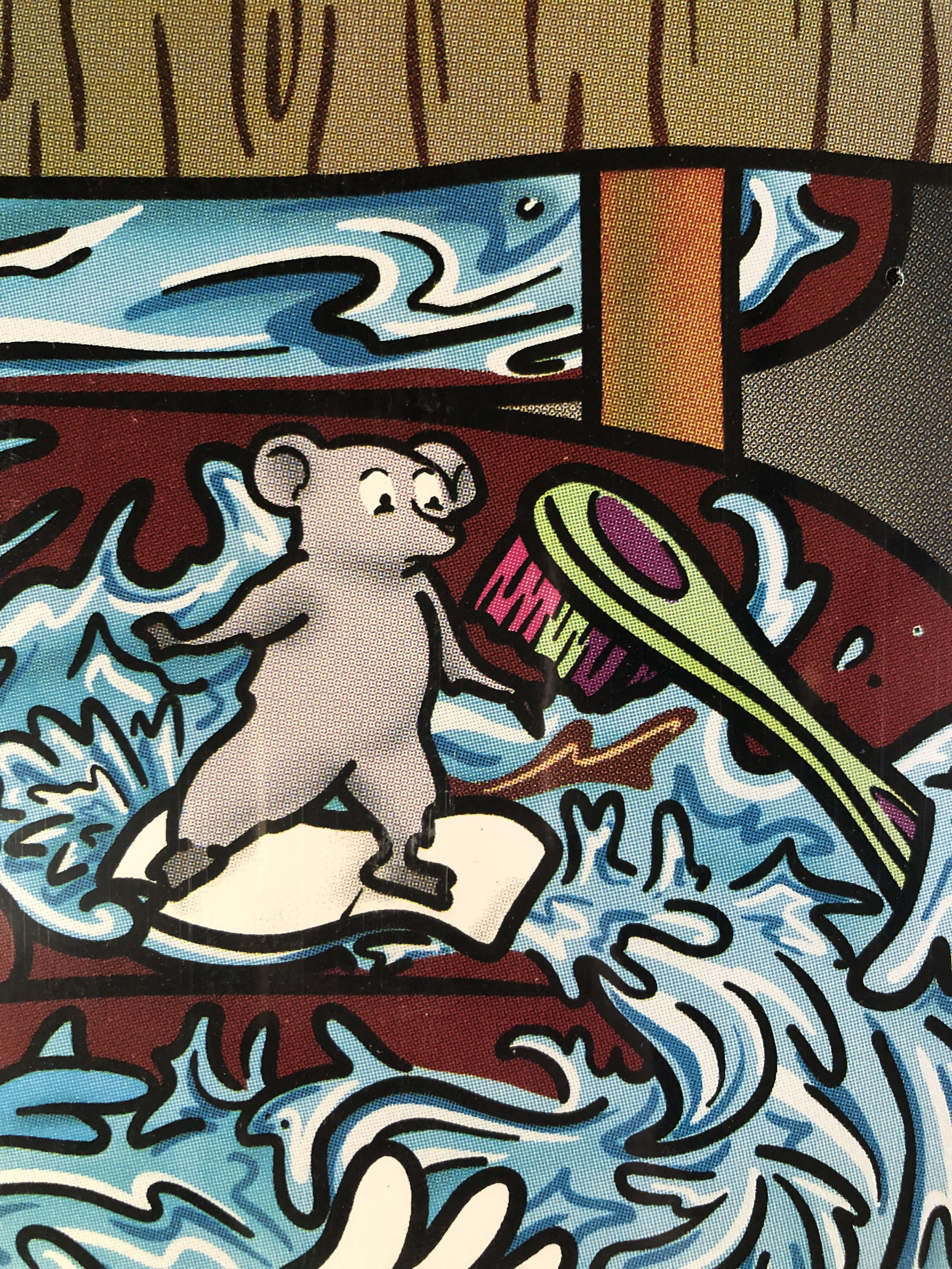 WORLD INDUSTRIES~ FLUSHED SKATEBOARD DECK