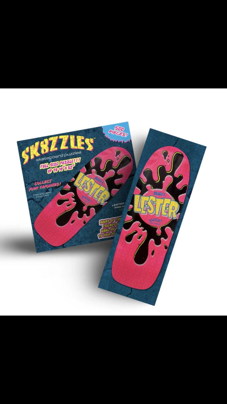 BRAND-X-TOXIC~ LESTER KASAI SK8ZZLE SKATEBOARD PUZZLE