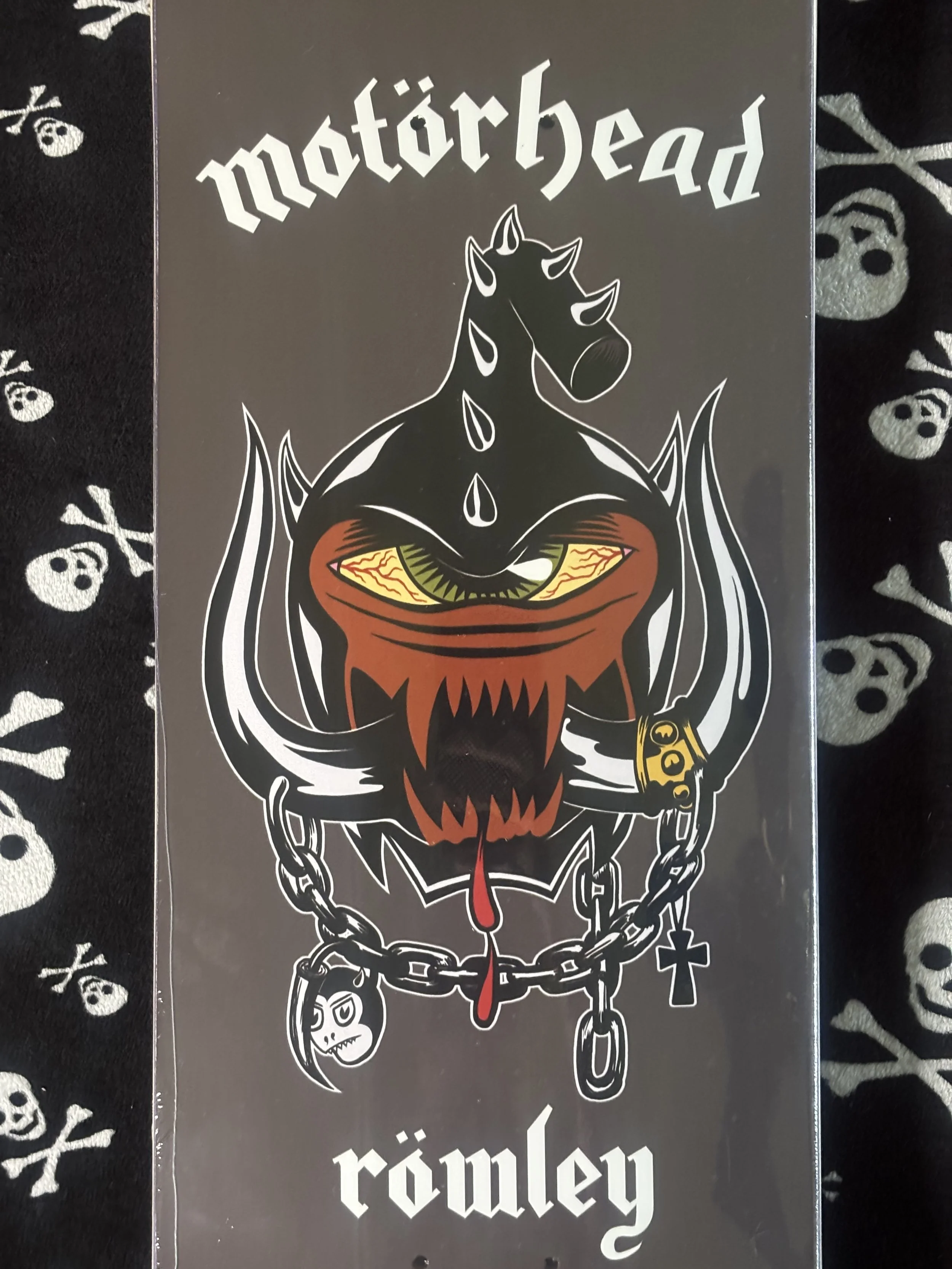 TOY MACHINE~ MOTORHEAD GEOFF ROWLEY SKATEBOARD DECK