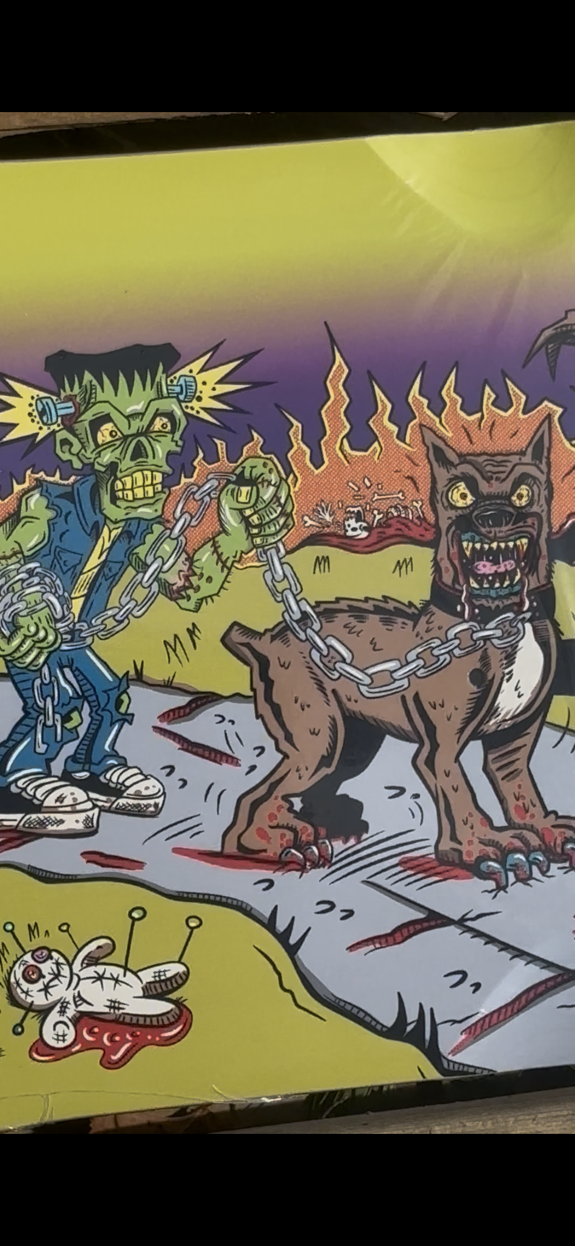 SIGNED~ DEATHGEAR SKATEBOARDS~ THERE GHOULS THE NEIGHBORHOOD  EXTREMELY LIMITED TO 25 WITH ONLY 10 SIGNED SKATEBOARD DECKS