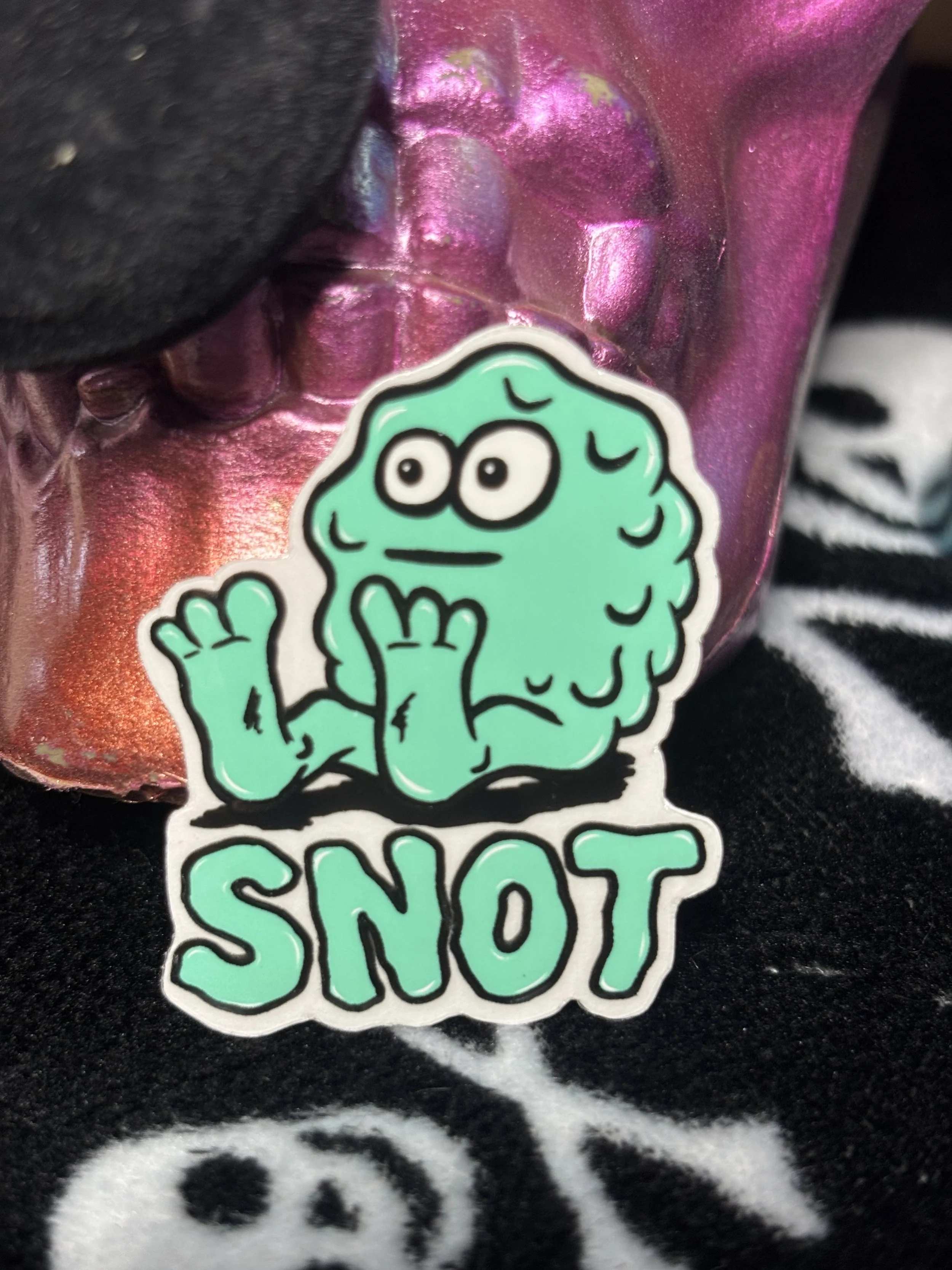 SNOT BOOGER LOGO XS STICKER