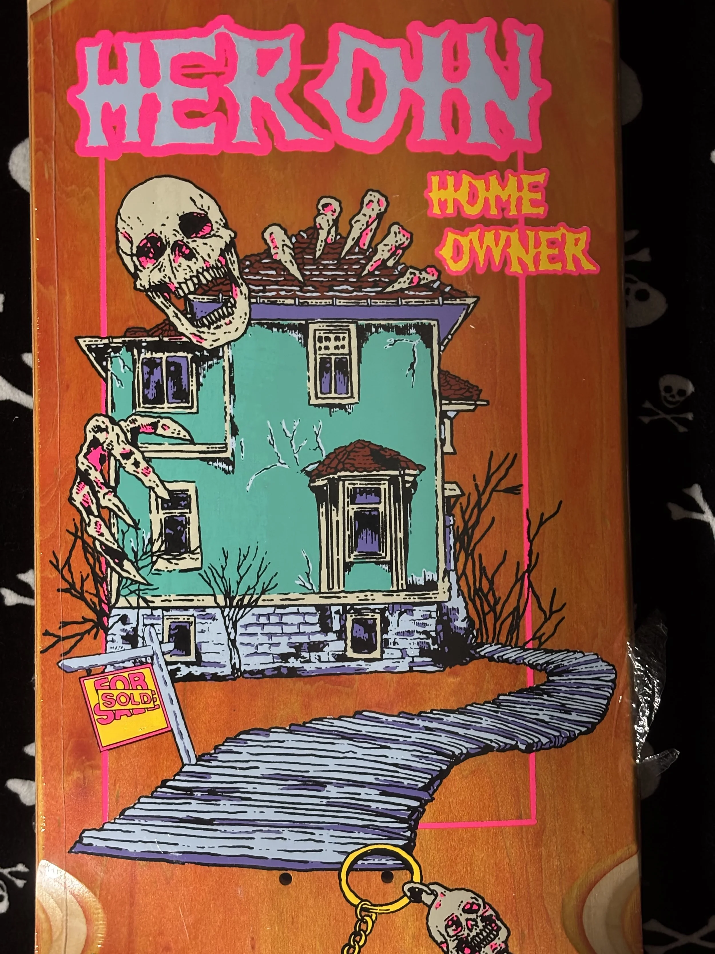 HEROIN~CRAIG QUESTIONS DIE TONIGHT SKATEBOARD DECK