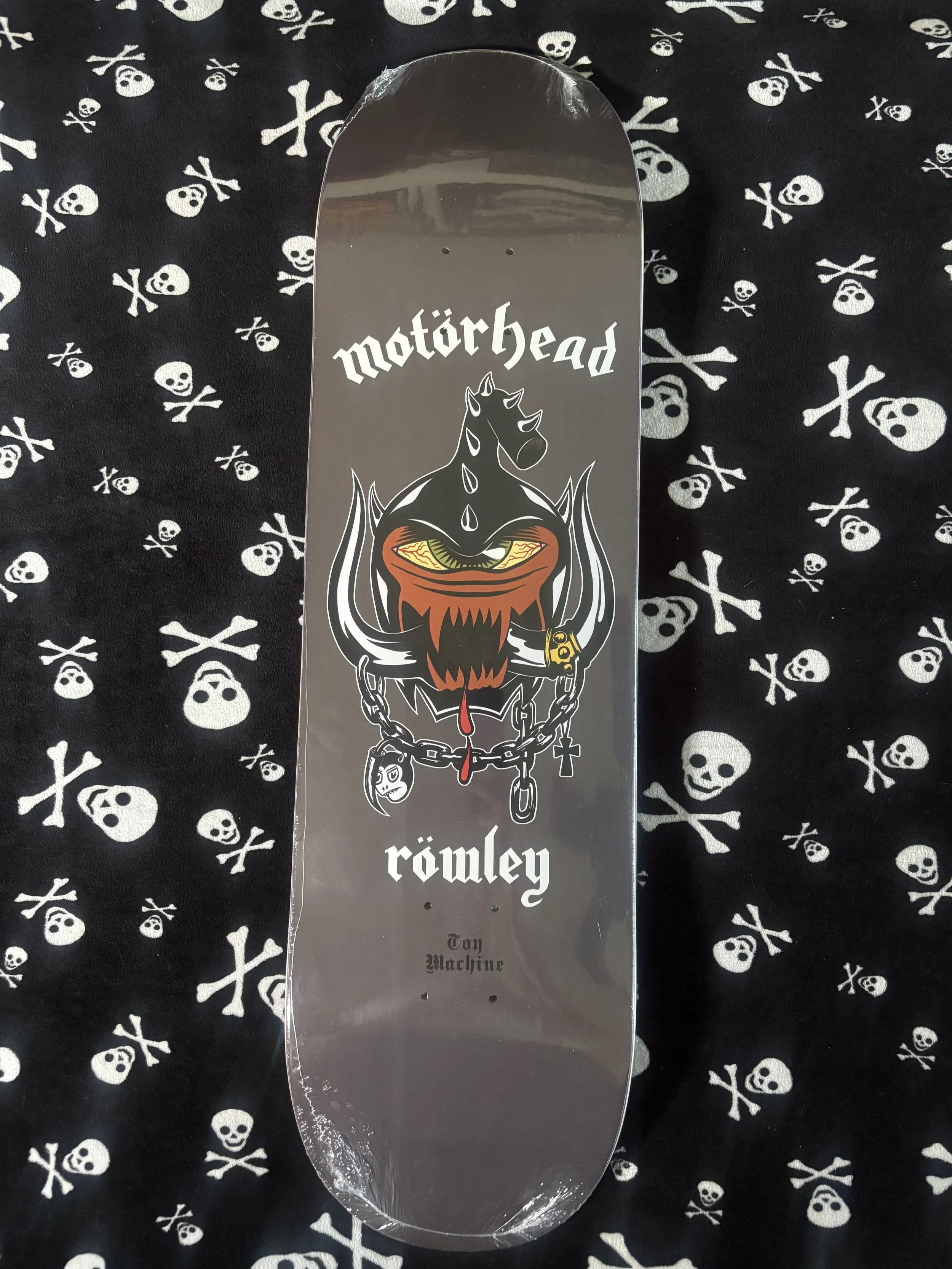 TOY MACHINE~ MOTORHEAD GEOFF ROWLEY SKATEBOARD DECK