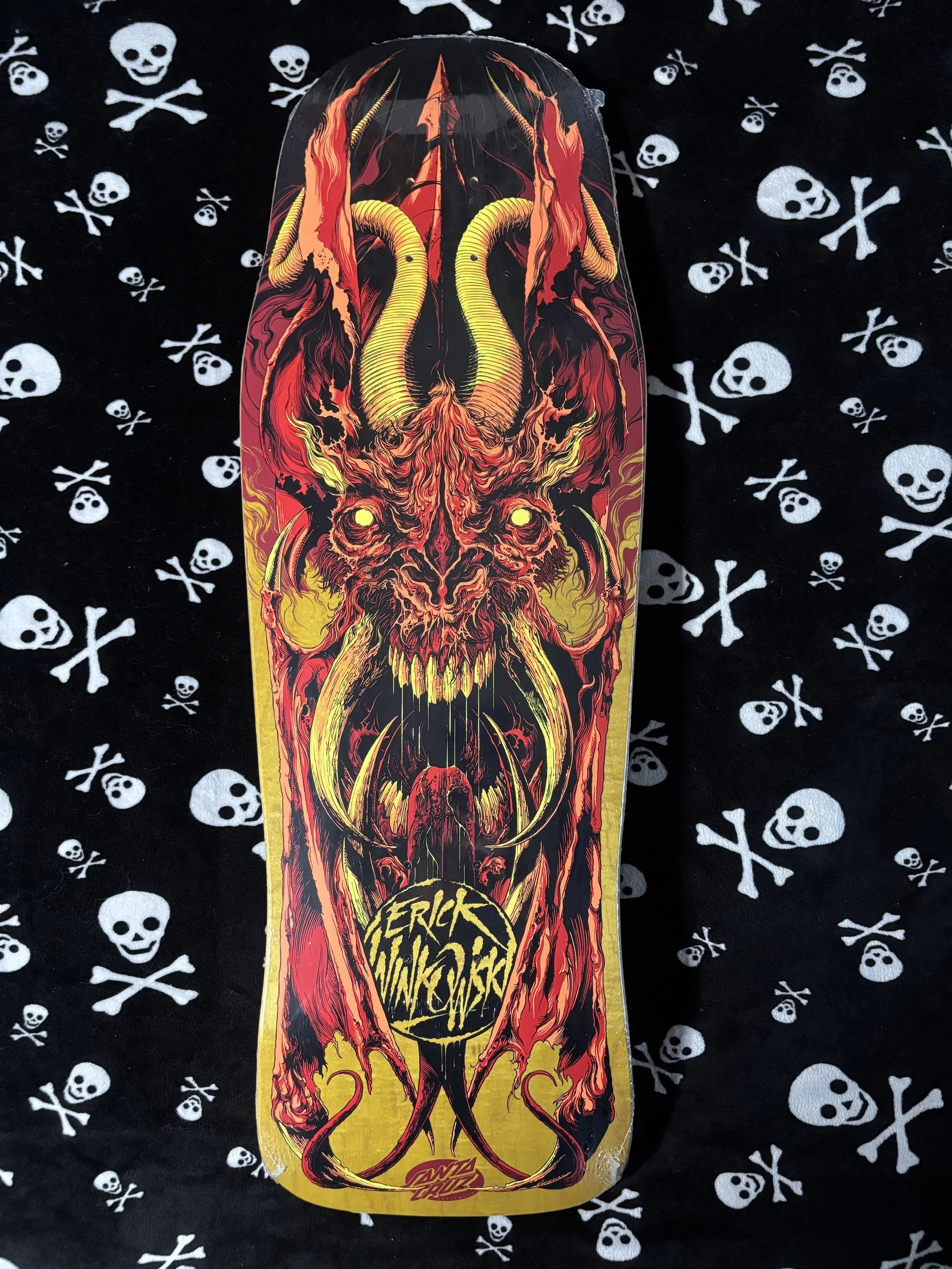 SANTA CRUZ~ WINKOWSKI PRIMEVAL PRO SHAPED SKATEBOARD DECK
