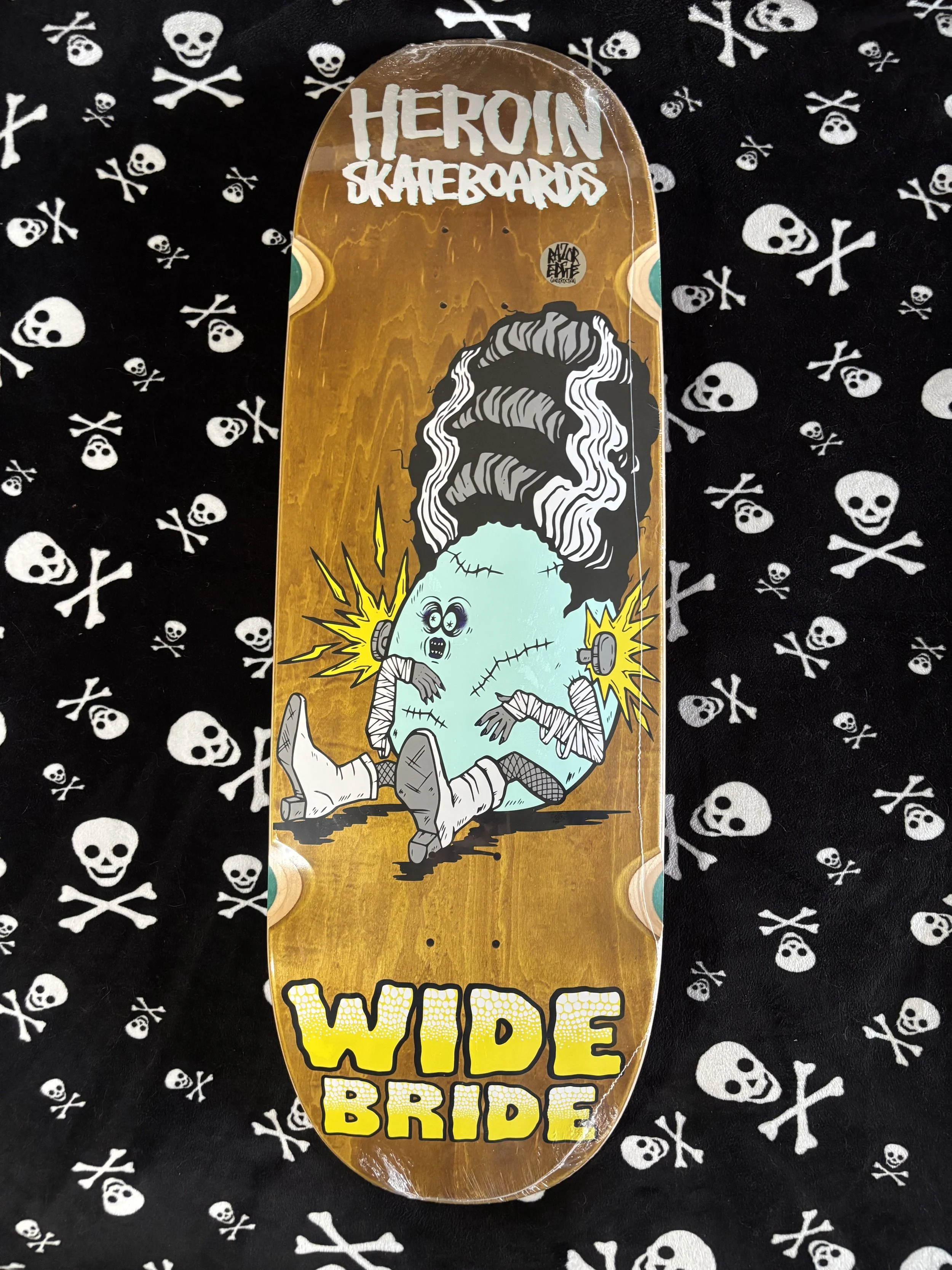HEROIN~ WIDE BRIDE SKATEBOARD DECK