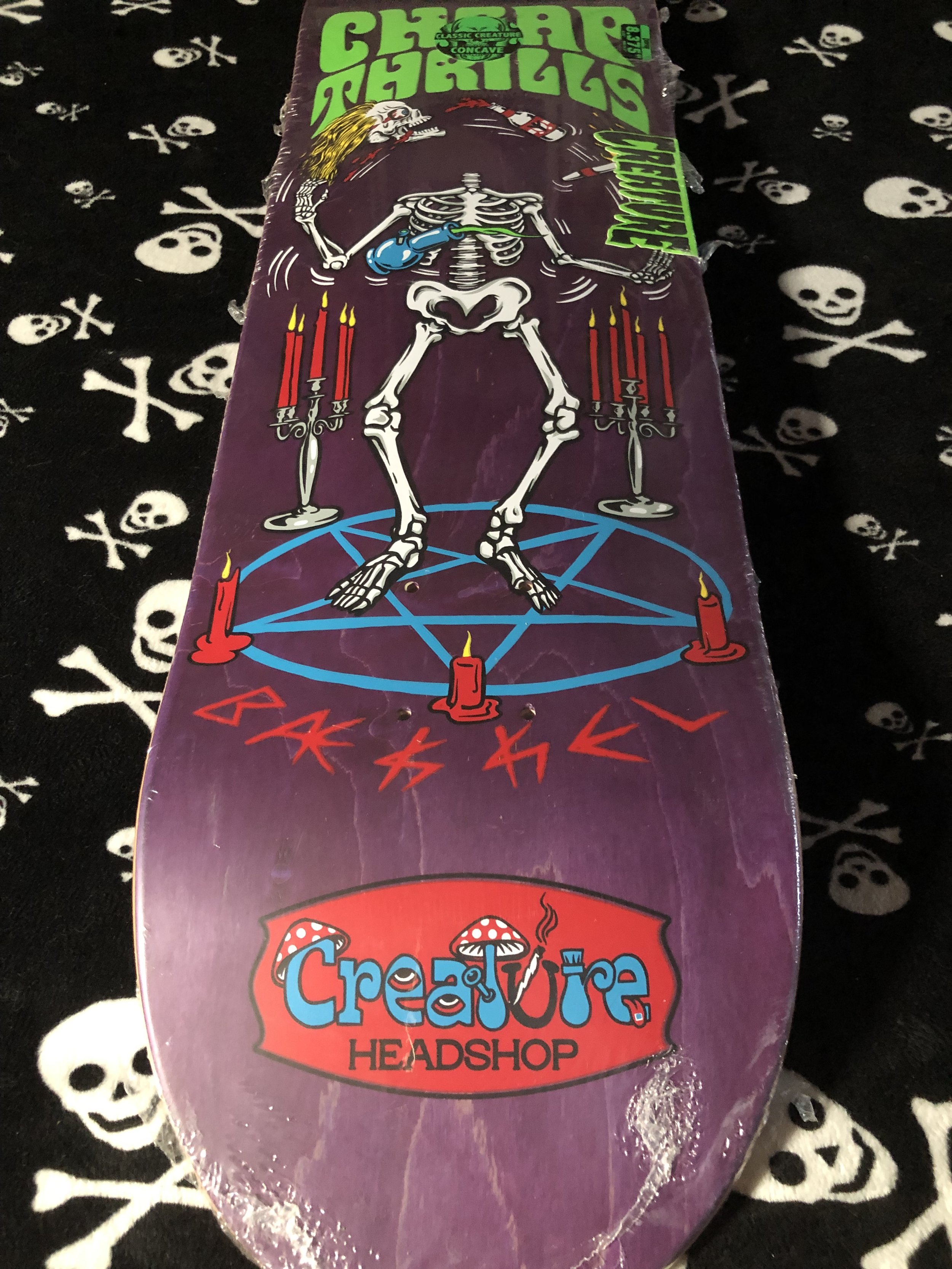 CREATURE~ BAEKKEL CHEAP THRILLS SKATEBOARD DECK