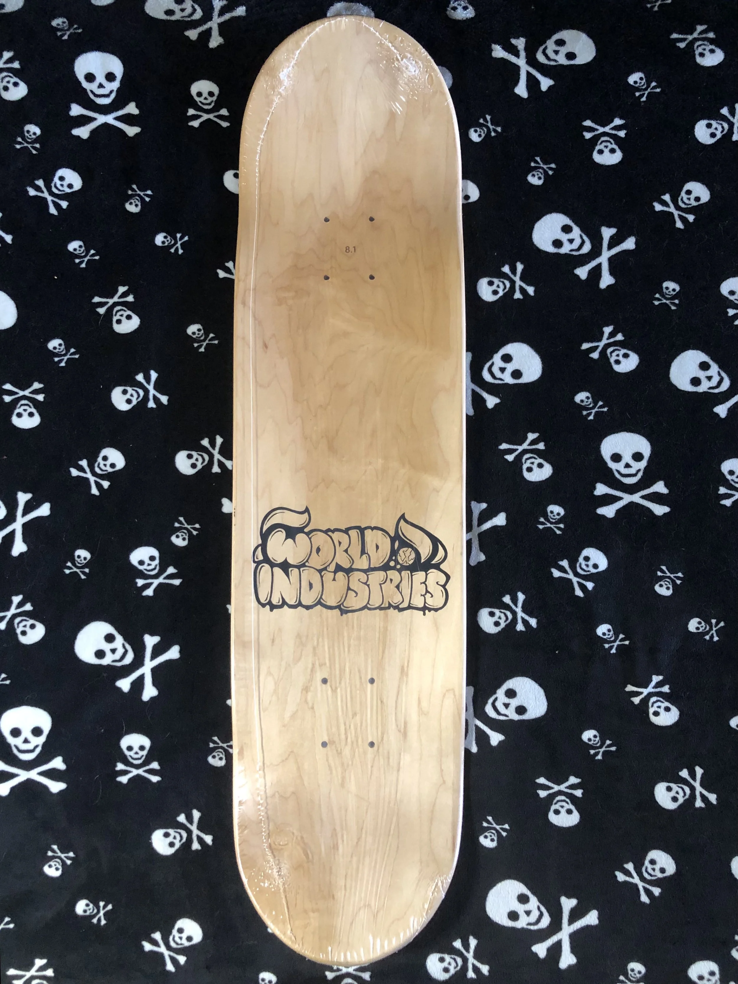 WORLD INDUSTRIES~ FLUSHED SKATEBOARD DECK
