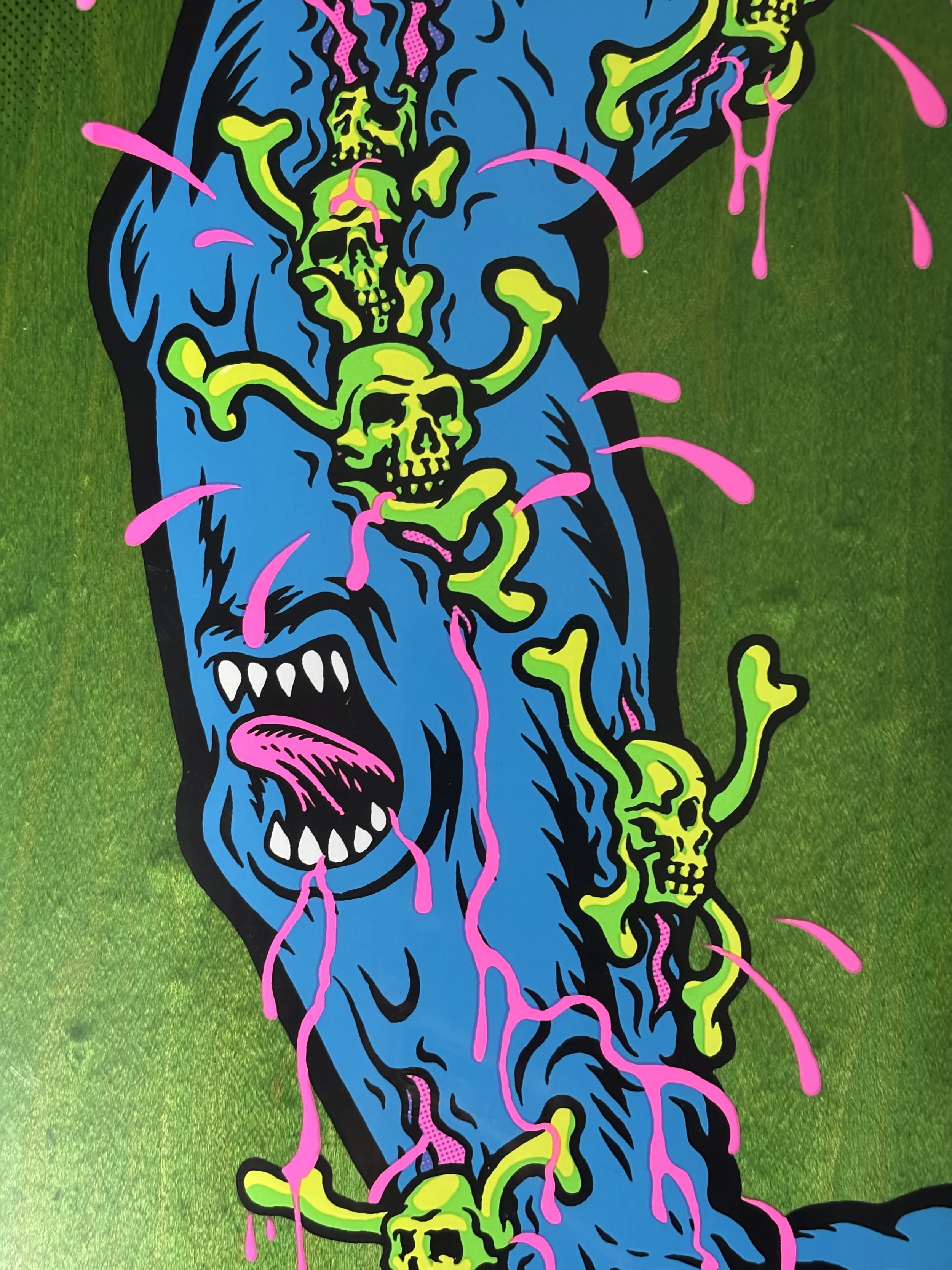 SANTA CRUZ~ ROSKOPP SCREAMING ARM PRO SKATEBOARD DECK