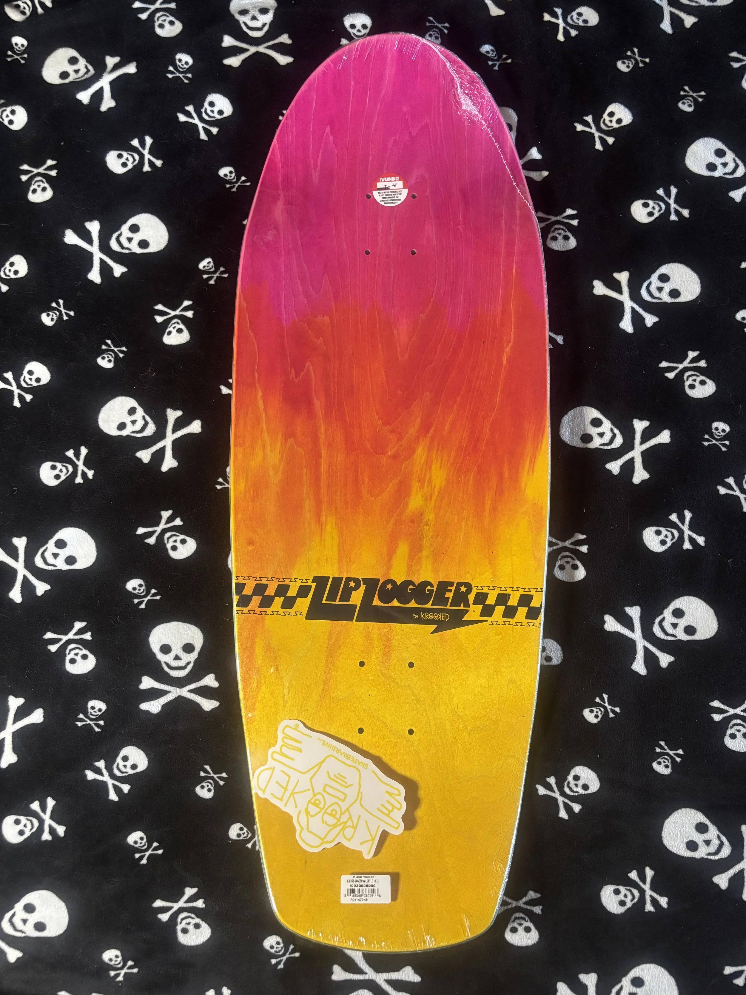 KROOKED~ ZOGGER WILDSTYLE FLOWER SKATEBOARD DECK