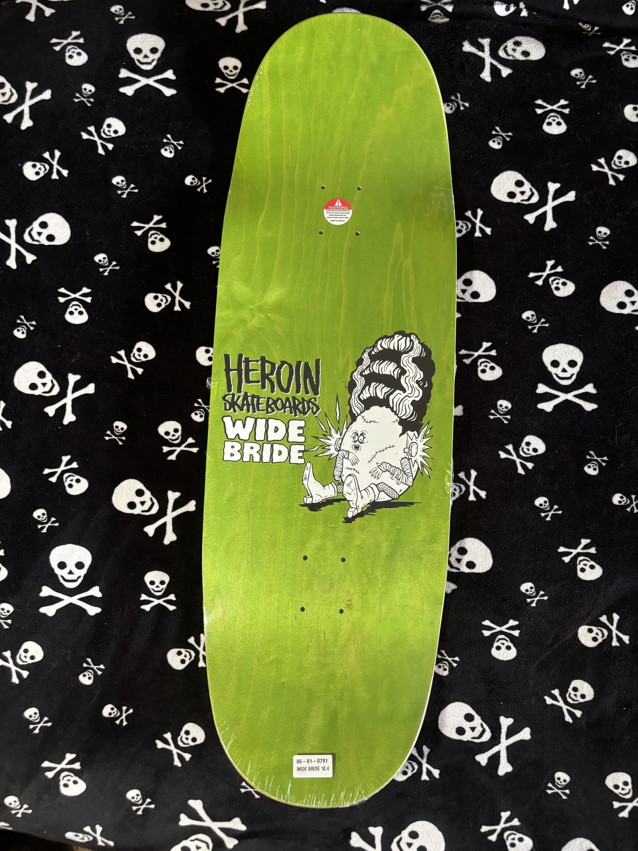 HEROIN~ WIDE BRIDE SKATEBOARD DECK