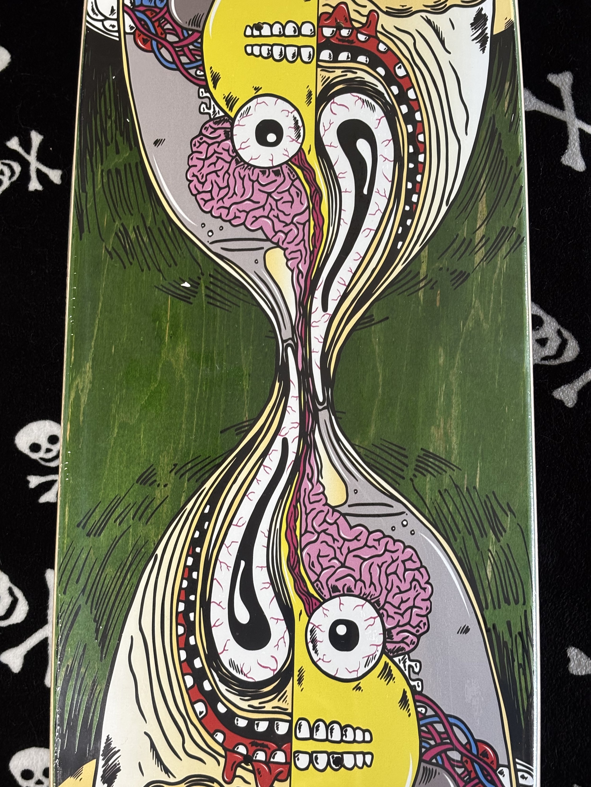 HEROIN~ MERGED ANATOMY RAZOR-EGG SKATEBOARD DECK