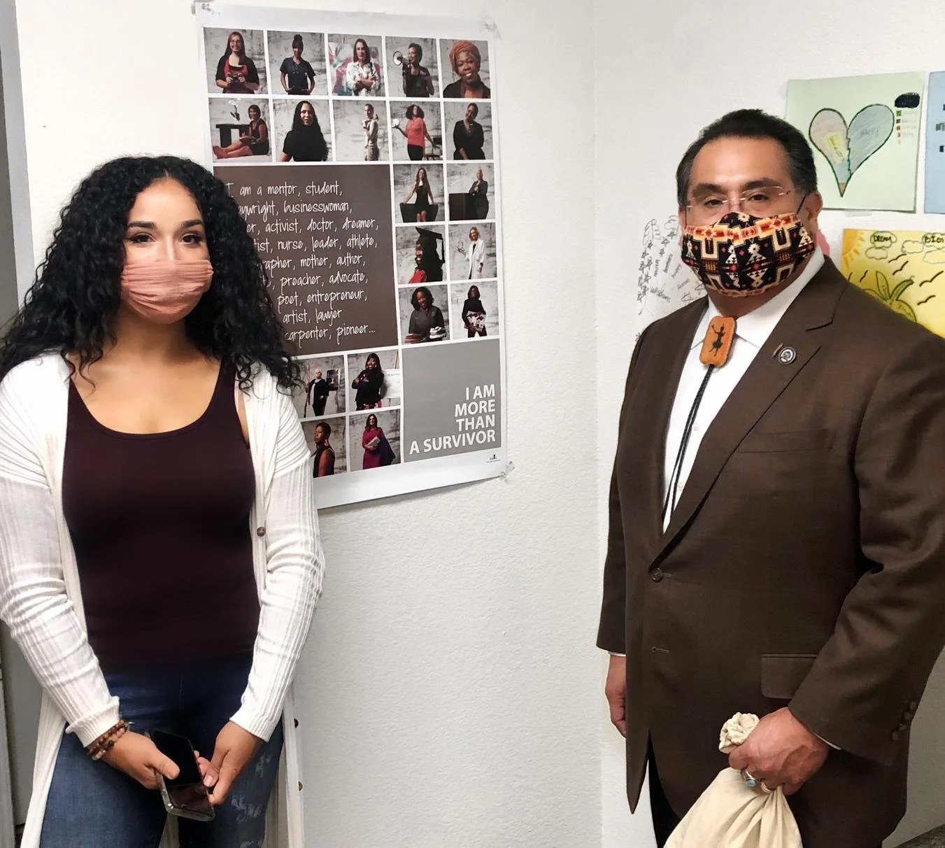 Welcoming California State Assembly member James Ramos and providing organization tour and services offered. 