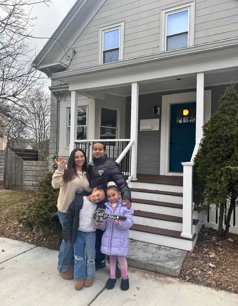 This family was the first in Massachusetts to use the innovative new ONE+ Mortgage Program.