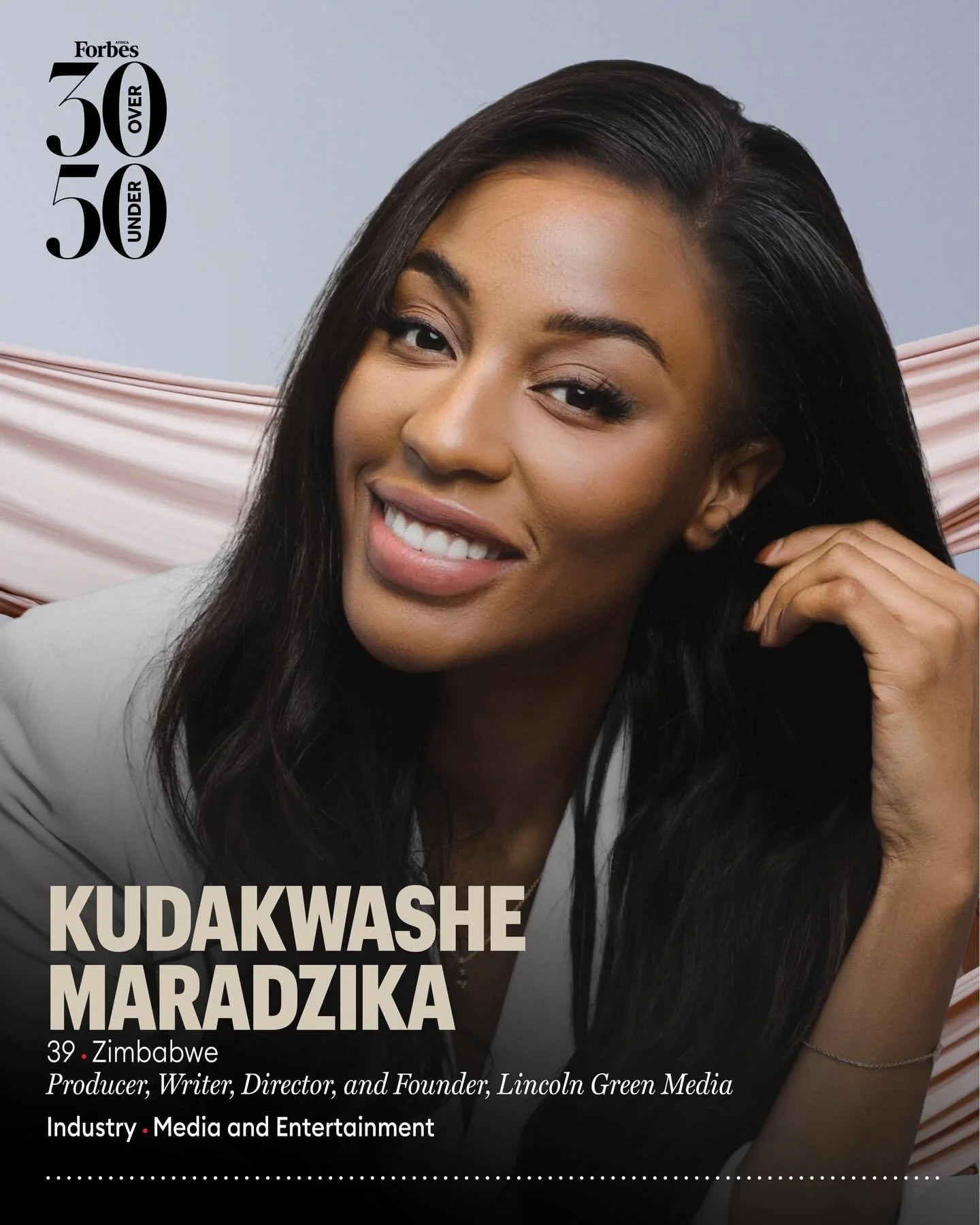 Not sure who submitted my name but so glad they did.
Thank you @forbeswomanafrica for the inclusion into the 2026 Forbes Africa 30 Under 50 Women. Grateful to all the family, collaborators, teams and institutions that have had a part of my journey. W