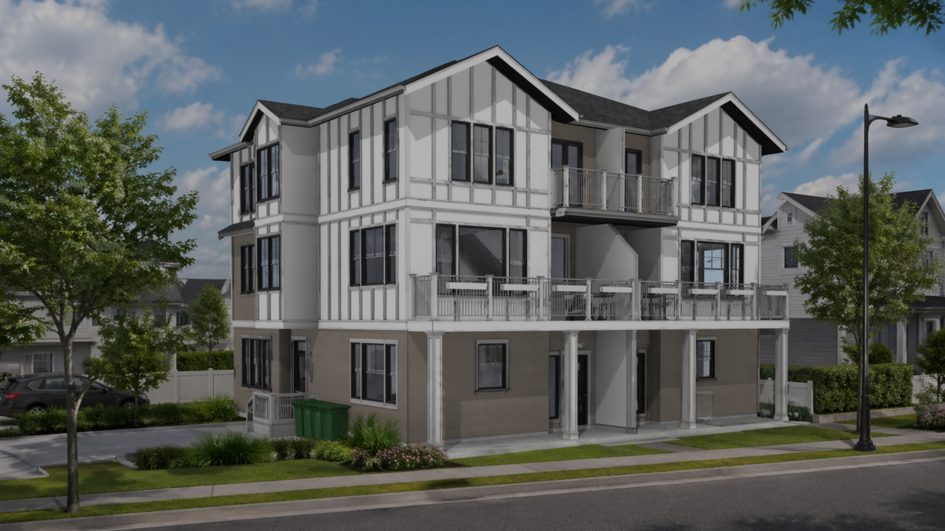 Render of Irwin Road affordable homeownership project in Langford