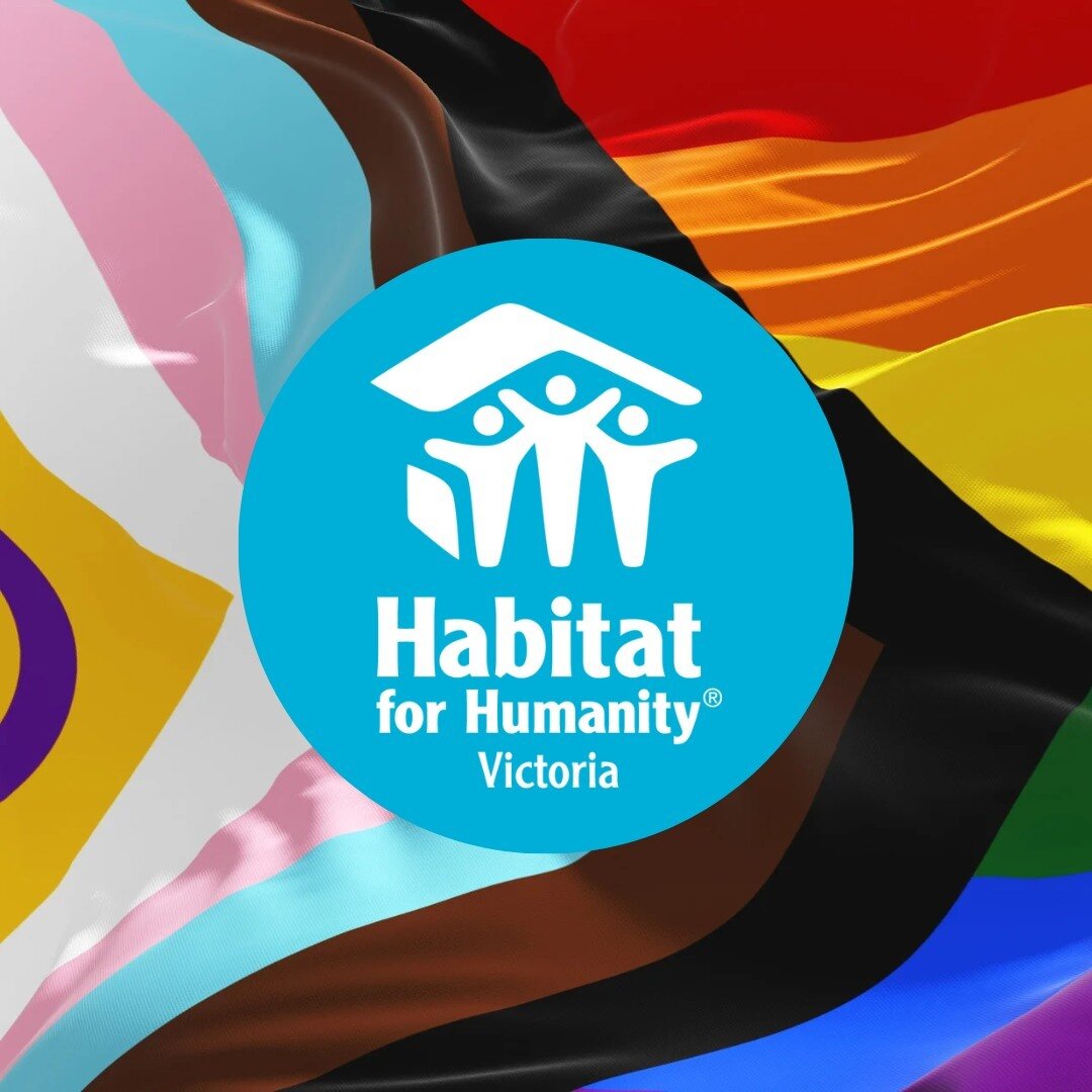 June is #Pride Month! Habitat Victoria celebrates the history, courage, and diversity of all communities in Canada. And this month we're proud to celebrate our 2SLGBTQIA+ friends. To truly build communities that are welcoming and inclusive of all, we