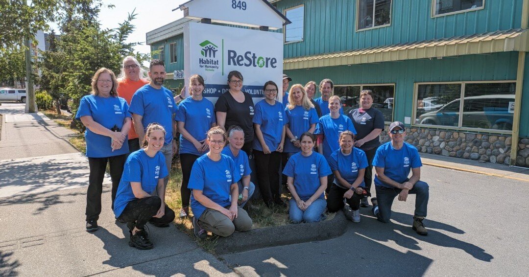 🏠 Building Homes, Building Community! 🤝

Yesterday, a group of friends and family banded together to volunteer on behalf of our newest Habitat Victoria partner family. As part of the partnership with Habitat Victoria, families commit to completing 