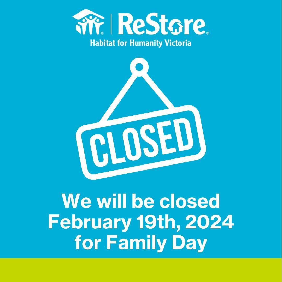 Both ReStore locations will be closed on February 19th, 2024, for Family Day!
In the meantime, here are some fun facts to keep you busy:

- The world&rsquo;s oldest dog lived to 29.5 years old.
- The fingerprints of a koala are so similar to humans t