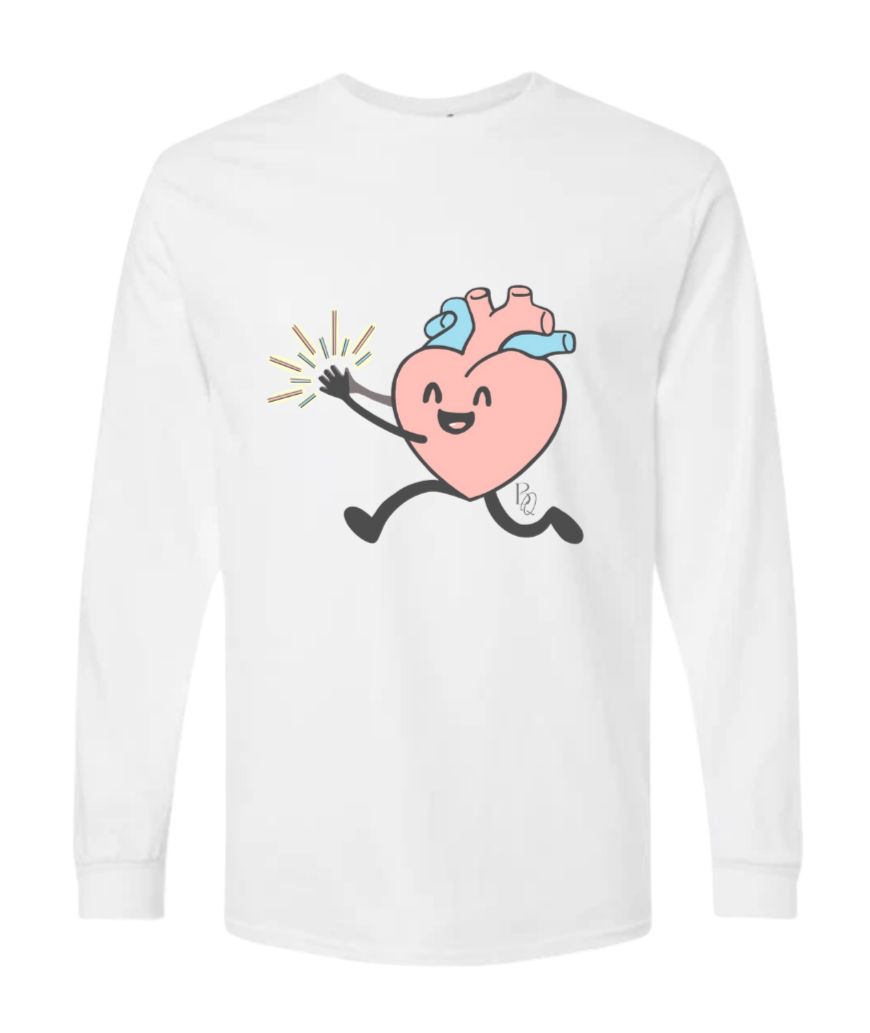 Long Sleeve Heart T-Shirt