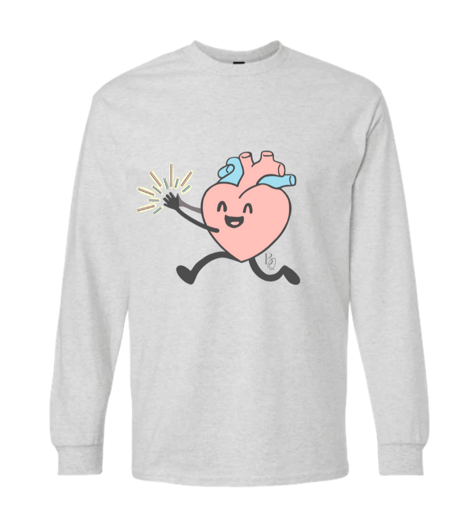 Long Sleeve Heart T-Shirt