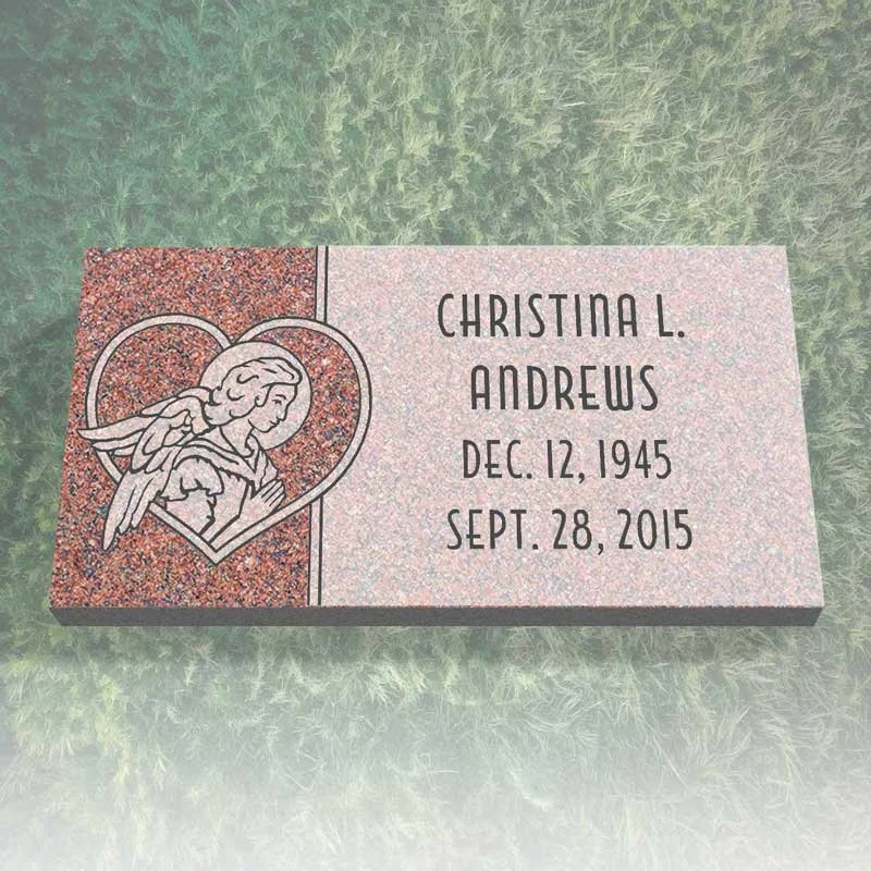 Angel Flat Grave Marker | EGM-009