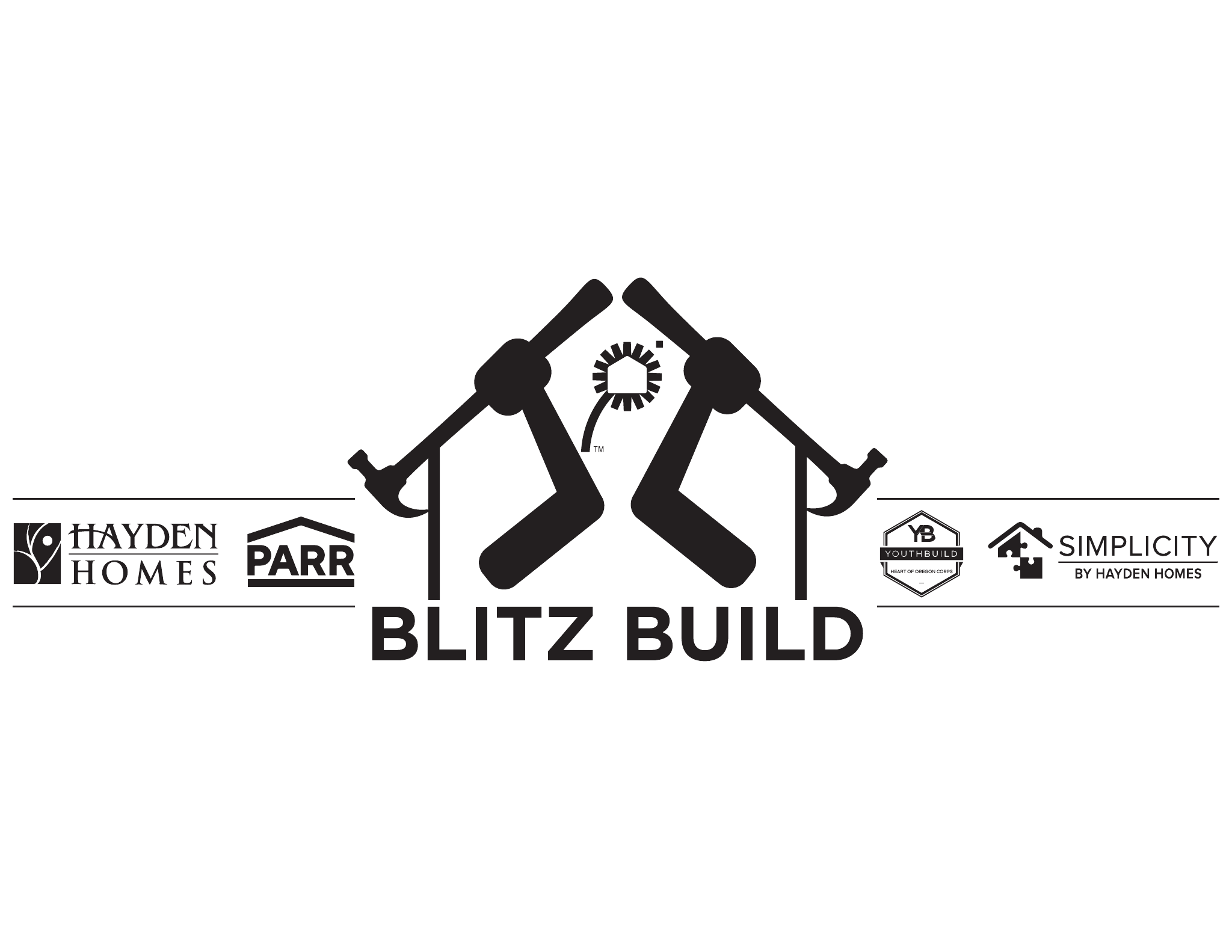 Blitz Build — event logo design