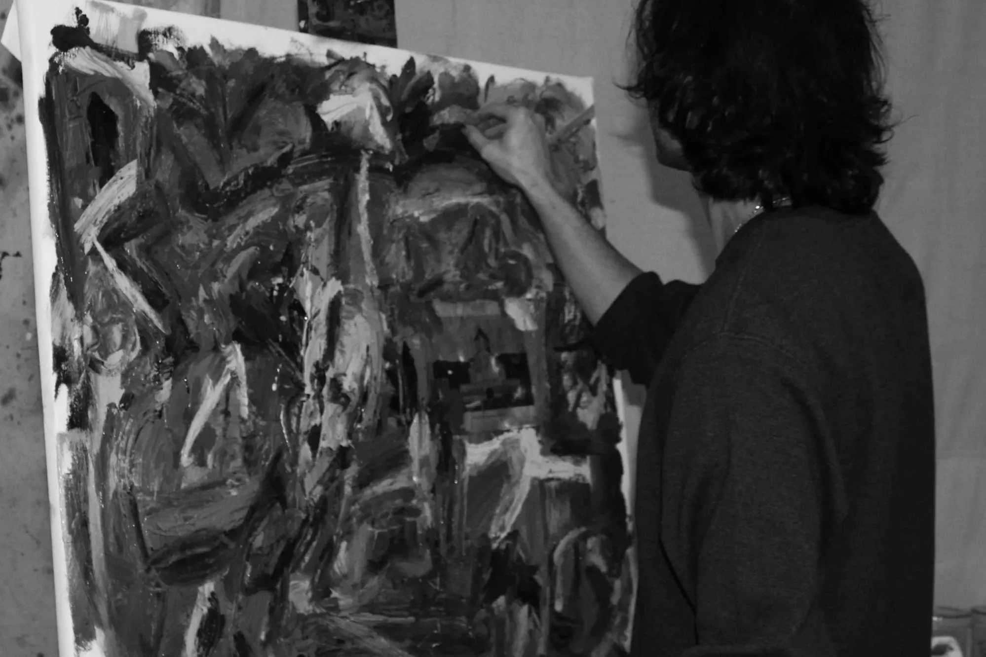 Painting by Armenian artist Adam Torcomian, part of Julfa oil painting series