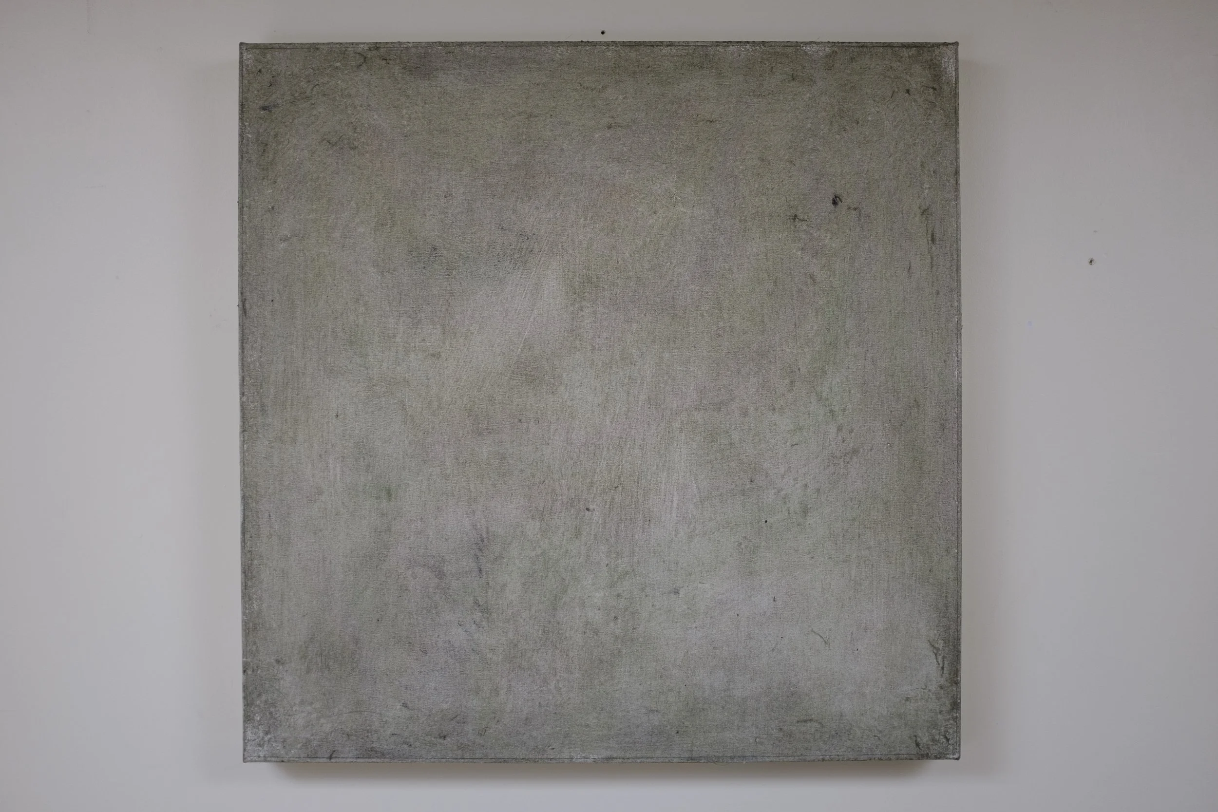 Oil painting by artist Adam Torcomian, part of Unforgotten Grounds (Armenian Monochrome) series.