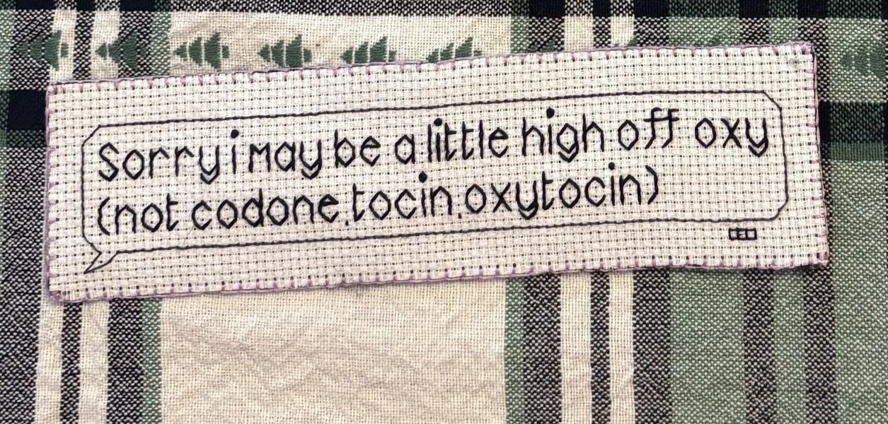 2025 - inside joke; Christmas gift for my best friend; original design from motifs