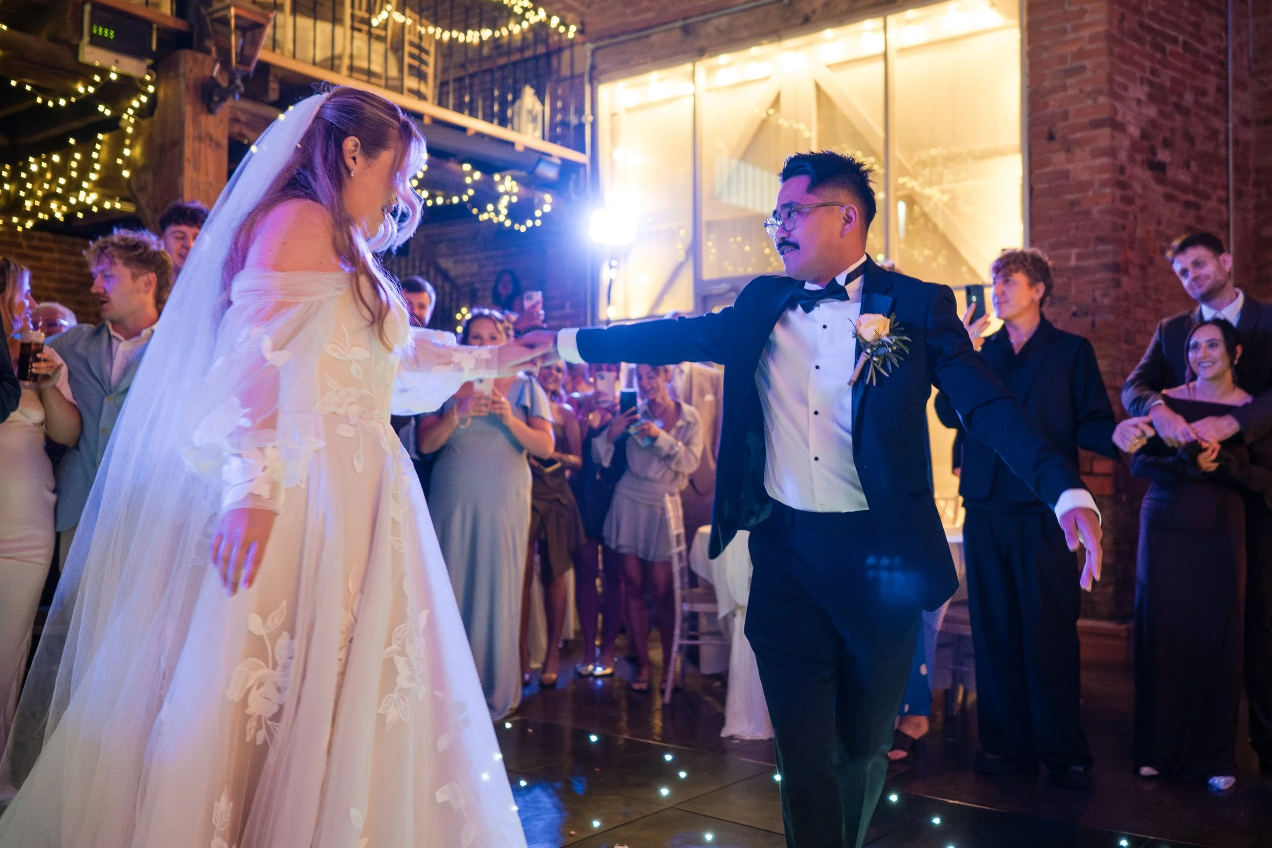 Bride and Groom First dance_Barn at Morleys Hall 3.jpg