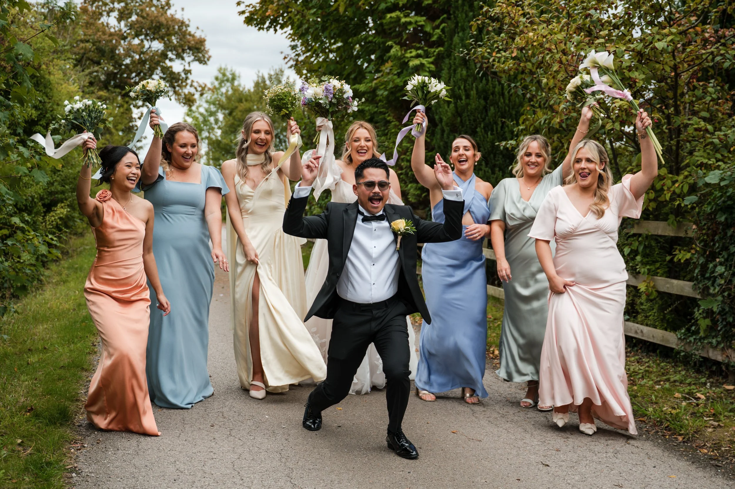 Bridal party group photos_Barn at Morleys Hall 1.jpg