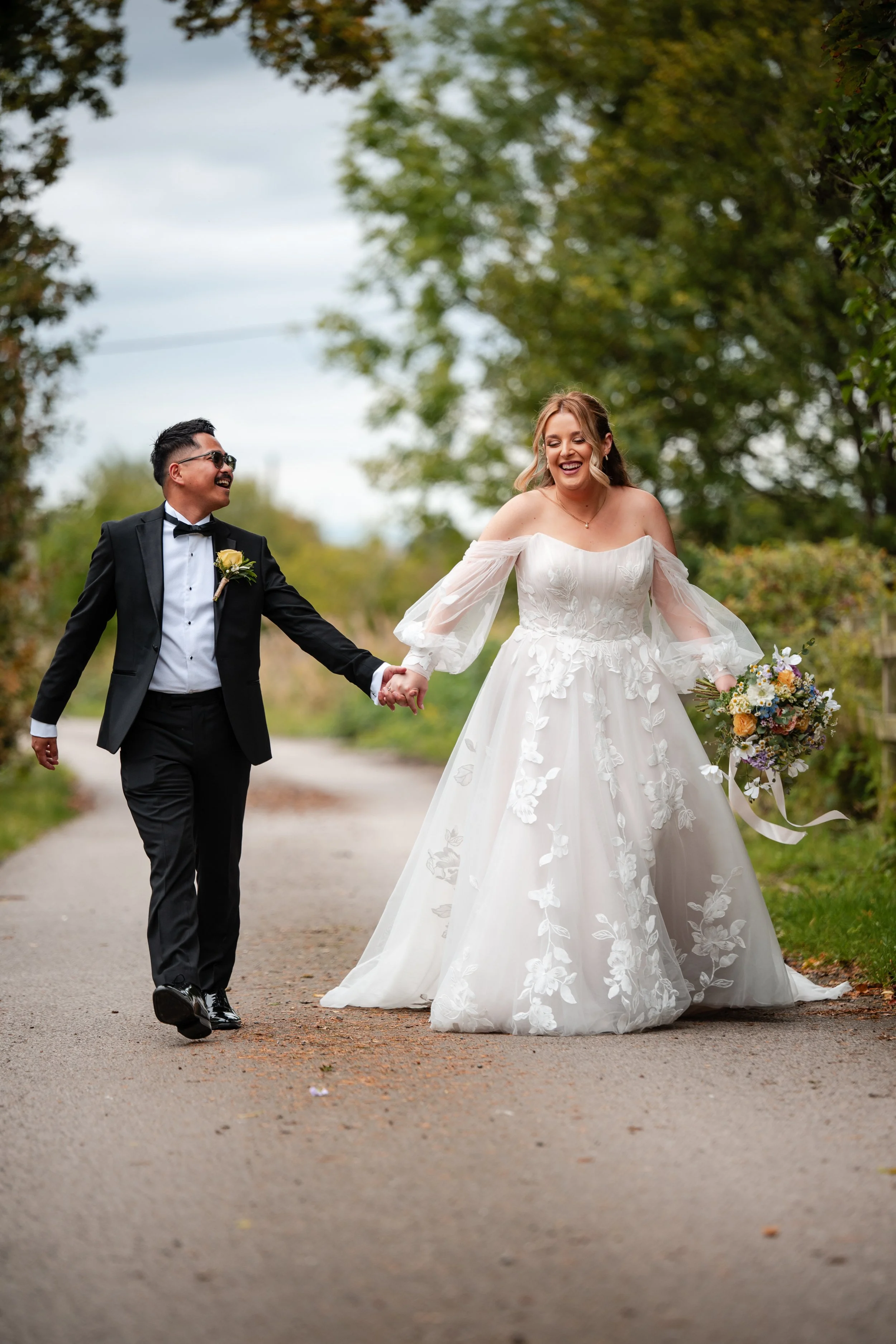 Bride and Groom portaits at The Barn at Morleys Hall 2.jpg