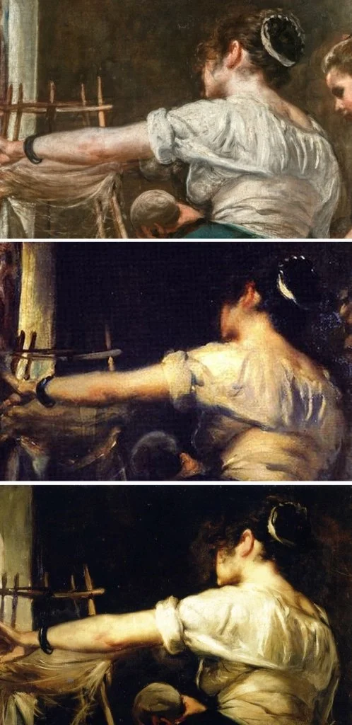 Velazquez studies by Sargent and Sorolla