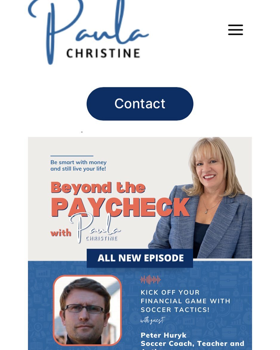 It was great talking to Paula Christine at &ldquo;Beyond the Paycheck&rdquo;. Check out the episode here! https://paulachristine.com/episode-63-kick-off-your-financial-game-with-soccer-tactics/