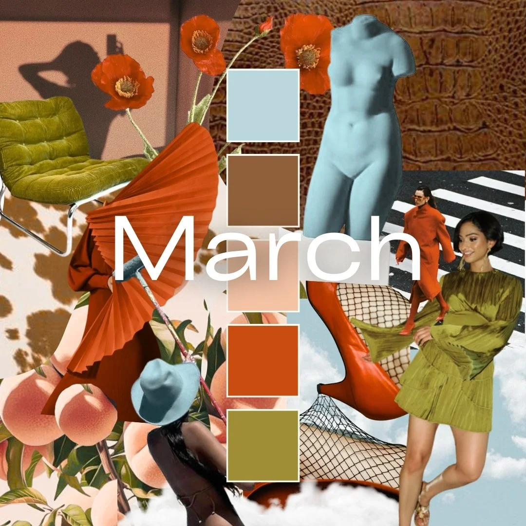 March Colorful Layout March Color Palette — Holland Colvin