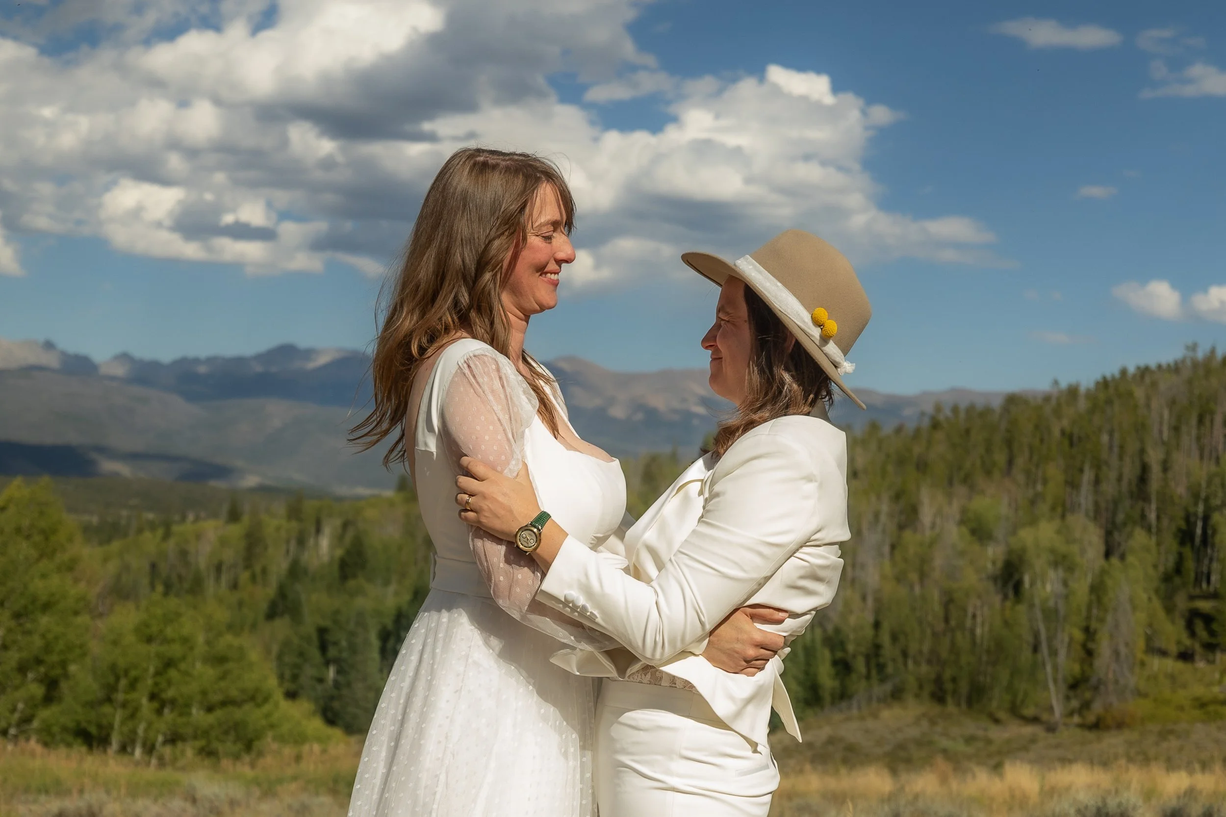 Chloe and Cate's Joyful Camp Wedding at Snow Mountain Ranch